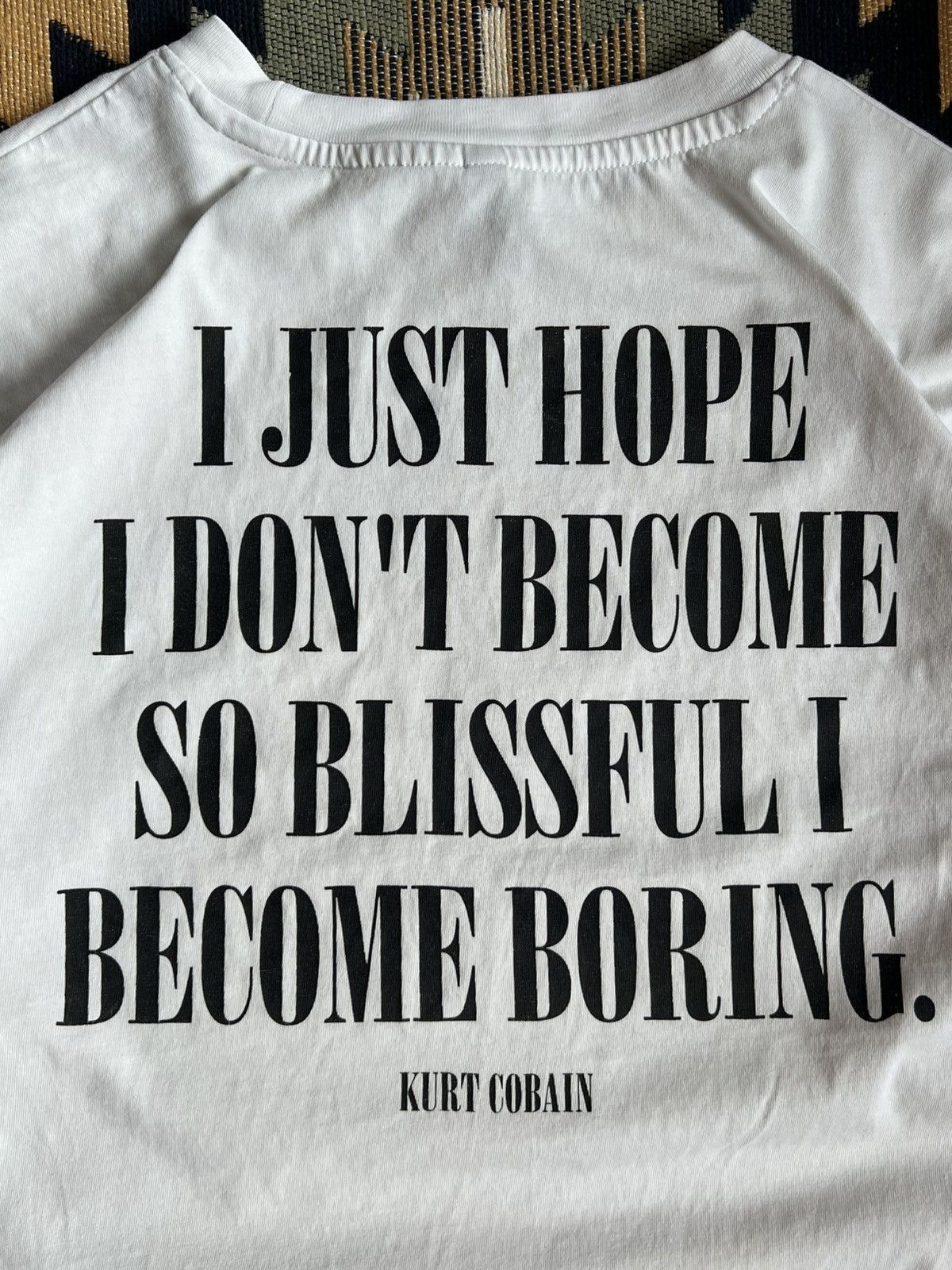Nirvana RARE❗️Kurt Cobain Nirvana x H&M Long Sleeve Shirt Size US M / EU 48-50 / 2 - 14 Thumbnail
