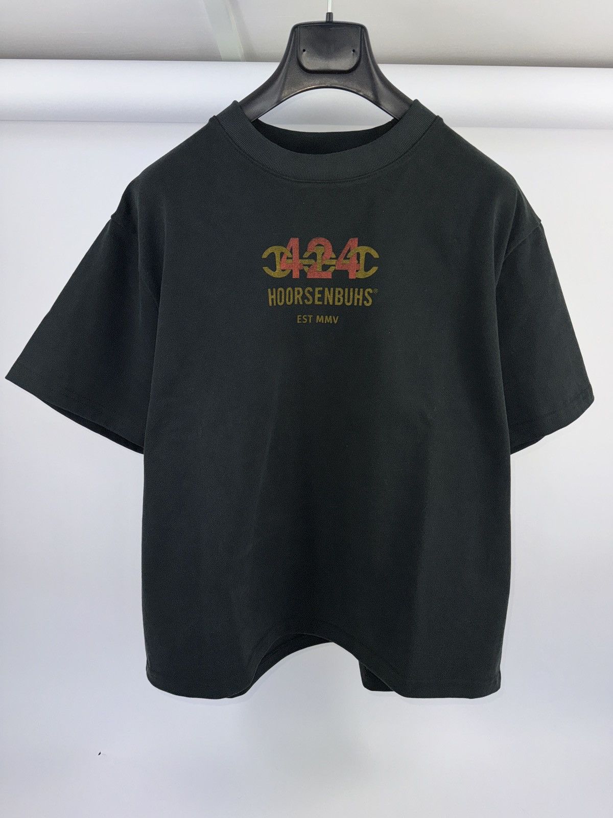 424 × Hoorsenbuhs LIGHT WEIGHT LOGO PRINT CROPPEDT-SHIRT Size US XL / EU 56 / 4 - 1 Thumbnail