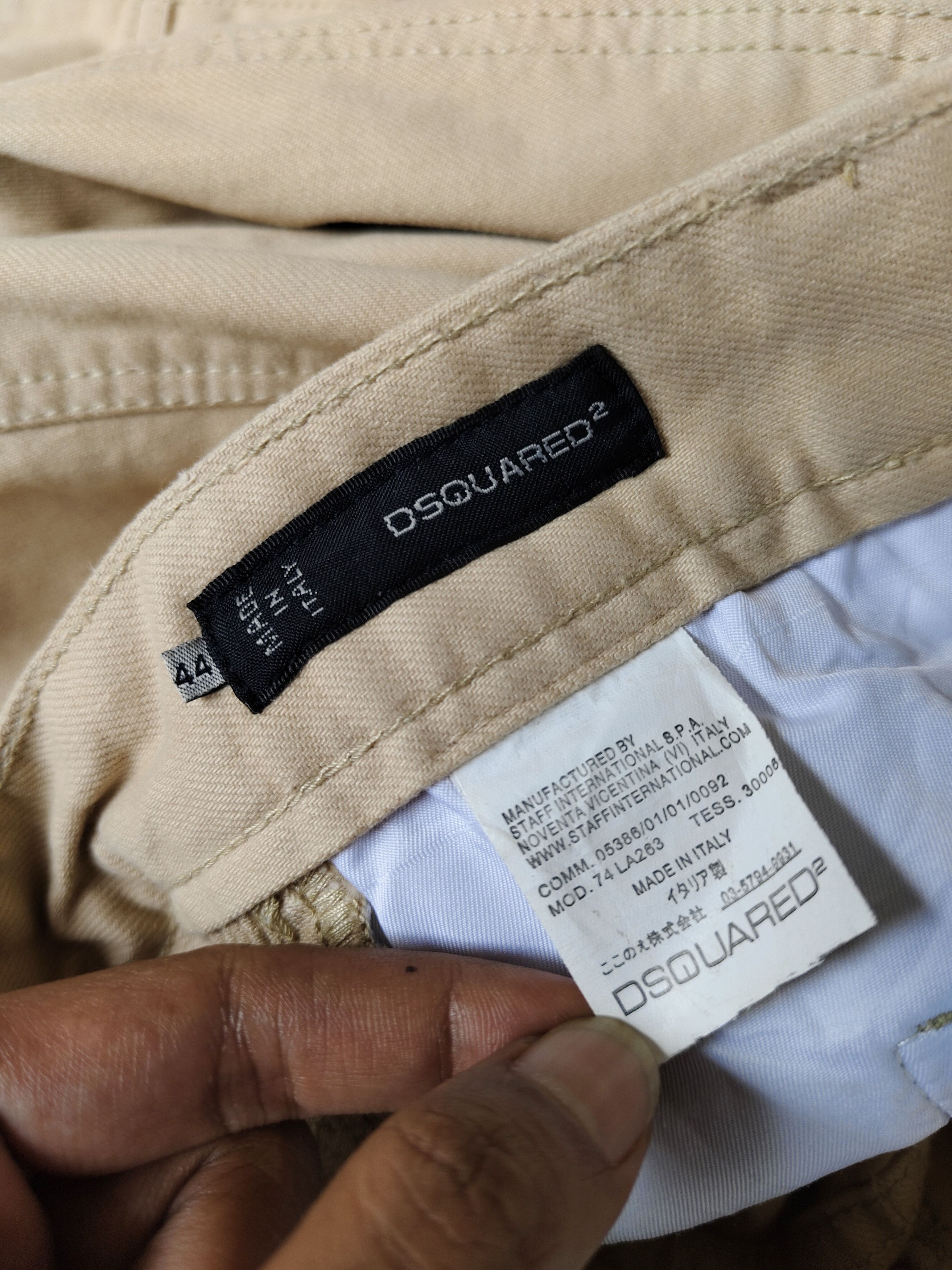 Dsquared2 Dsquared2- Punk Rock Minimal Ribbed Military Moto Slim Pants Size US 30 / EU 46 - 7 Thumbnail