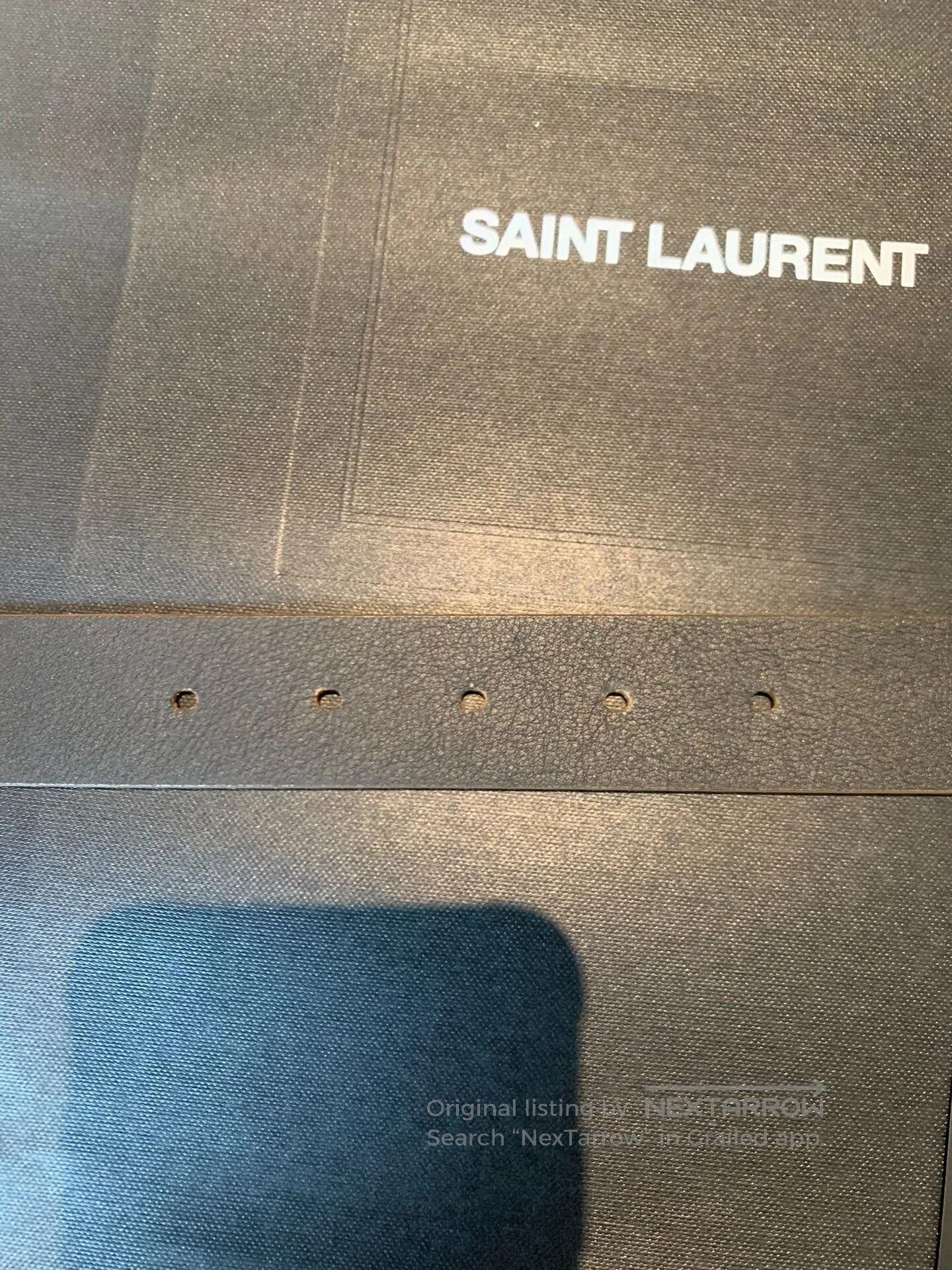 Saint Laurent Paris Saint Laurent Runway Logo Belt 3cm. Size ONE SIZE - 7 Thumbnail