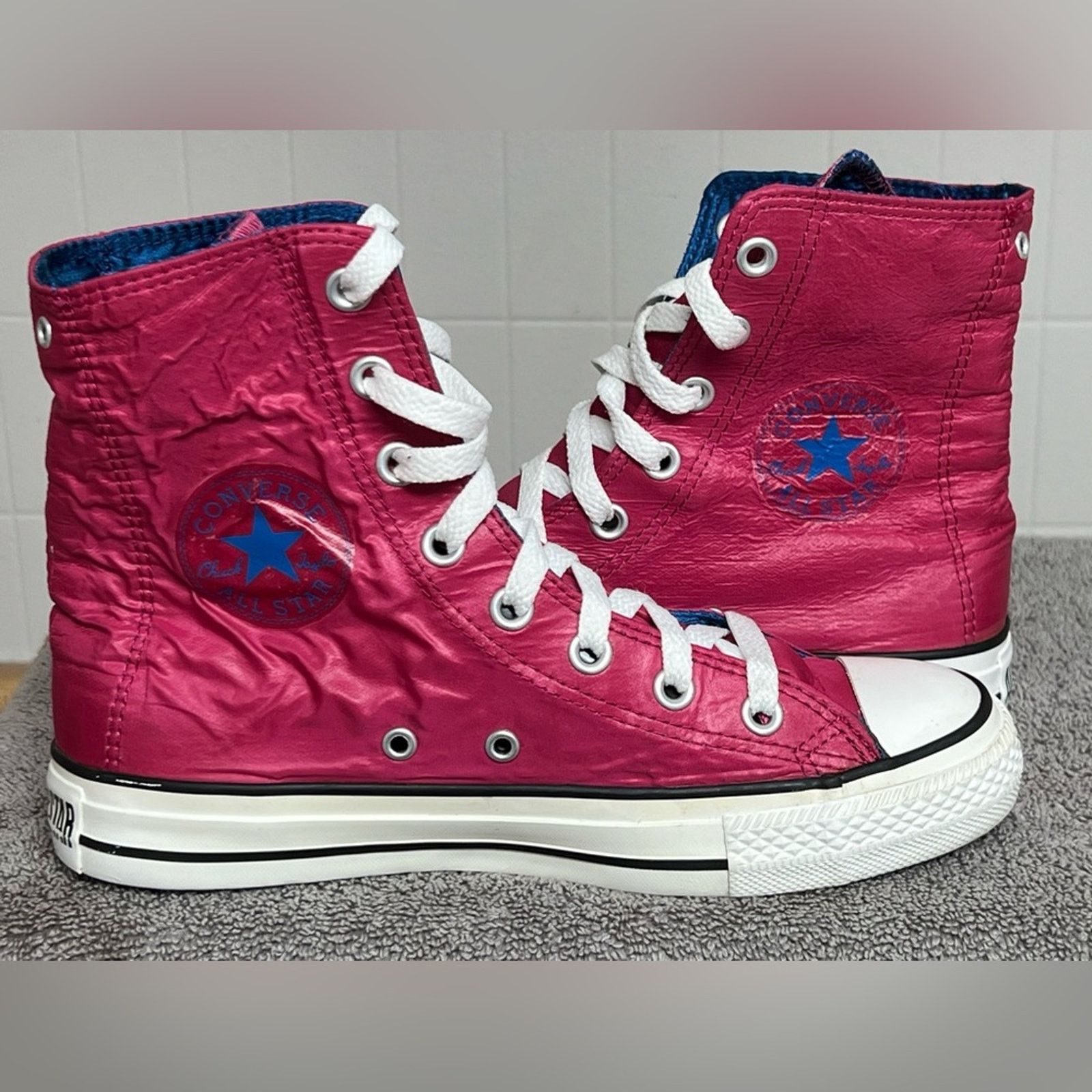 Converse CONVERSE CHUCK TAYLOR NYLON HI SNEAKERS SIZE 6.5 WATERPROOF Size US 6.5 / IT 36.5 - 3 Thumbnail