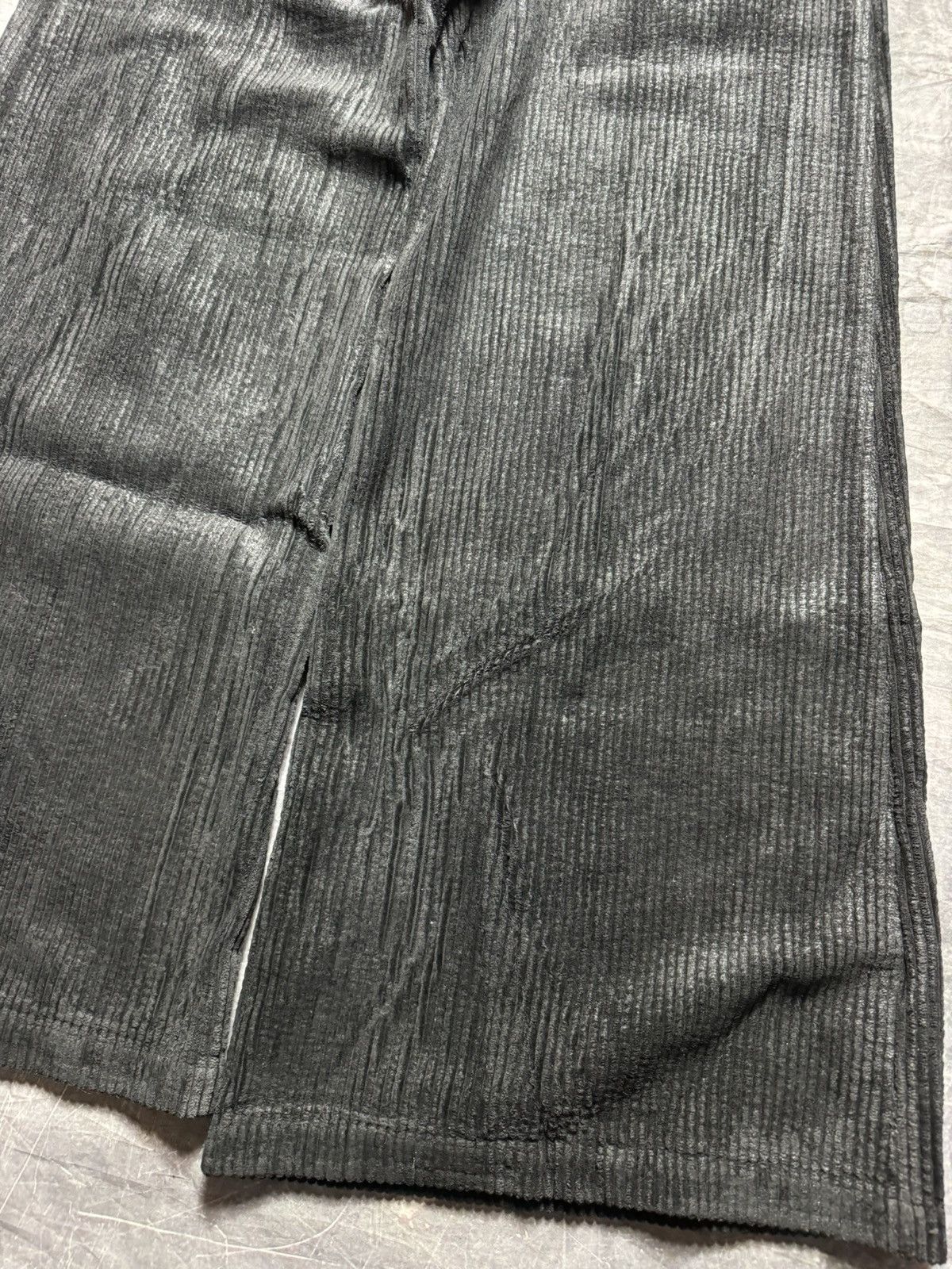 Rick Owens Rick Owens Drkshdw Geth Corduroy Cargo Bella Pants in Black Size US 34 / EU 50 - 5 Thumbnail