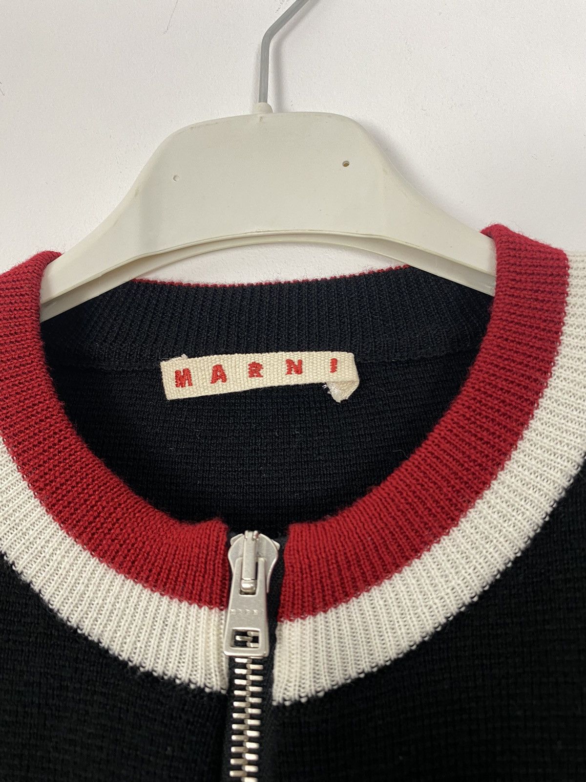 Marni Marni Cardigan Jumper zip fit XS y2k basic luxury old money Size XS / US 0-2 / IT 36-38 - 4 Thumbnail