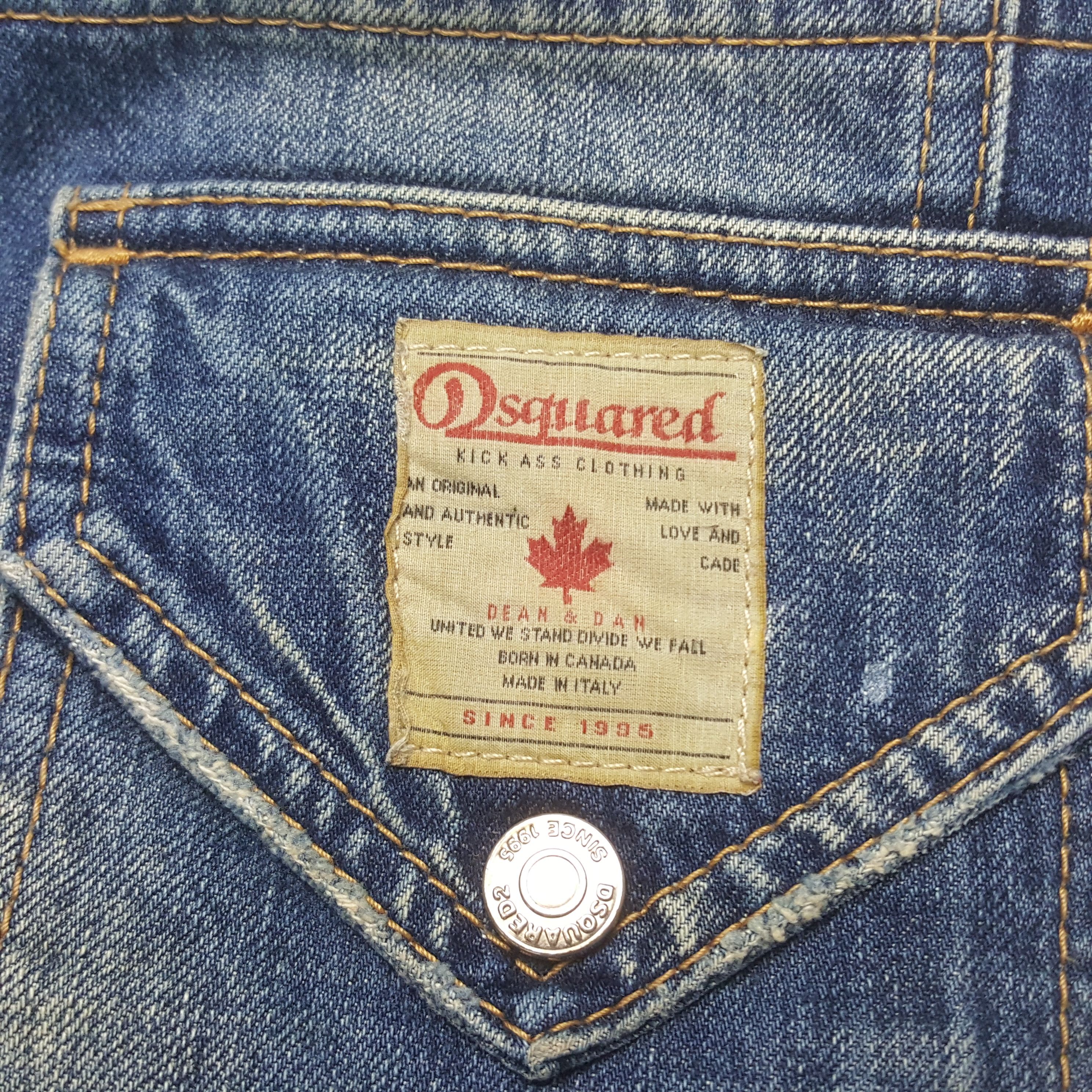 Dsquared2 Vintage Dsquared2 Italy Denim Jeans Size US 32 / EU 48 - 14 Thumbnail