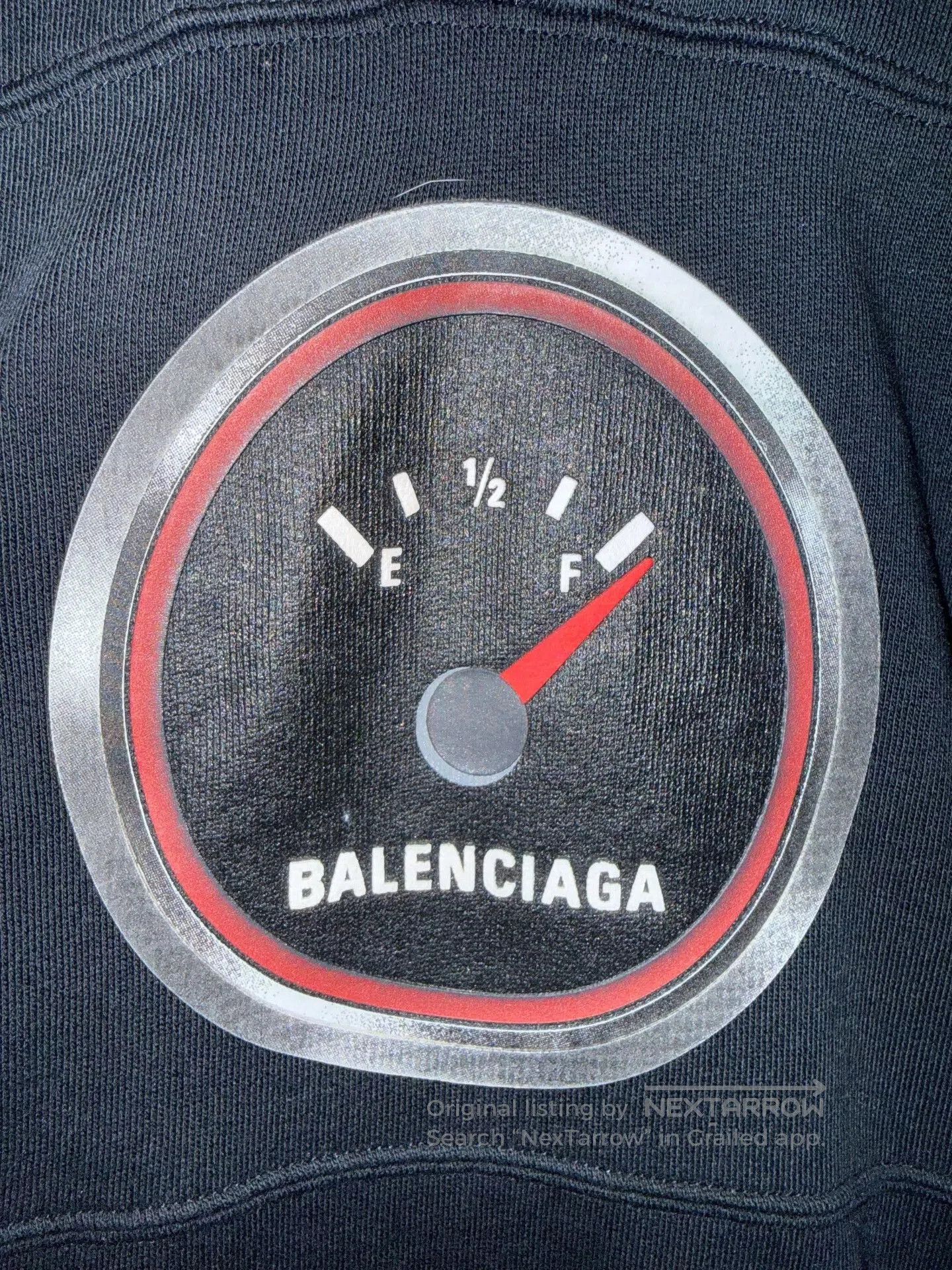 Balenciaga balenciaga black pullover sweatshirt with logo. Size US M / EU 48-50 / 2 - 3 Thumbnail
