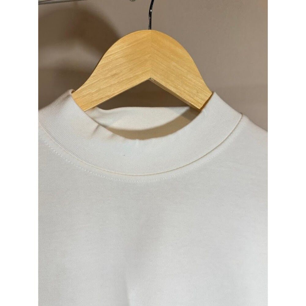 Other Oversized Boxy Tee White Mock Neck Heavyweight XL Size US XL / EU 56 / 4 - 4 Thumbnail