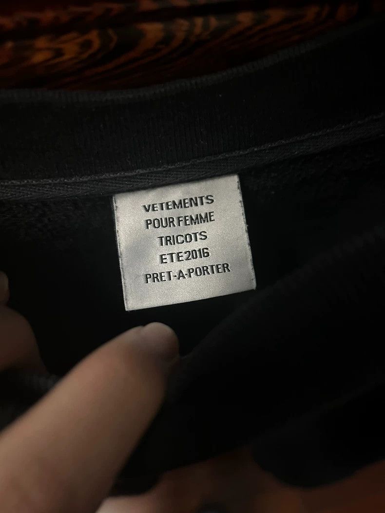 Vetements Vetements 2016 Champion hoodie size S Size US S / EU 44-46 / 1 - 3 Thumbnail