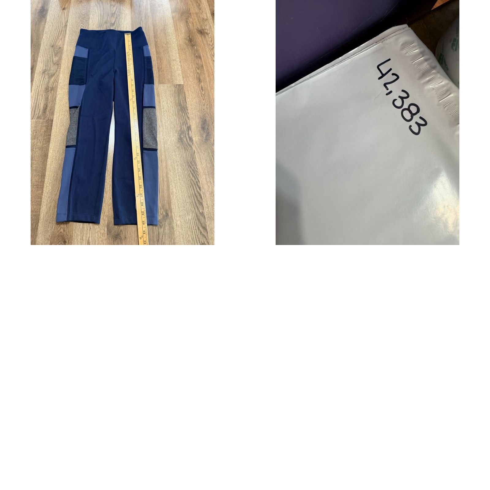 Avia AVIA Pants Women's Small Blue Gray Leggings Pull On Athletic Wear Size 28" / US 6 / IT 42 - 8 Thumbnail