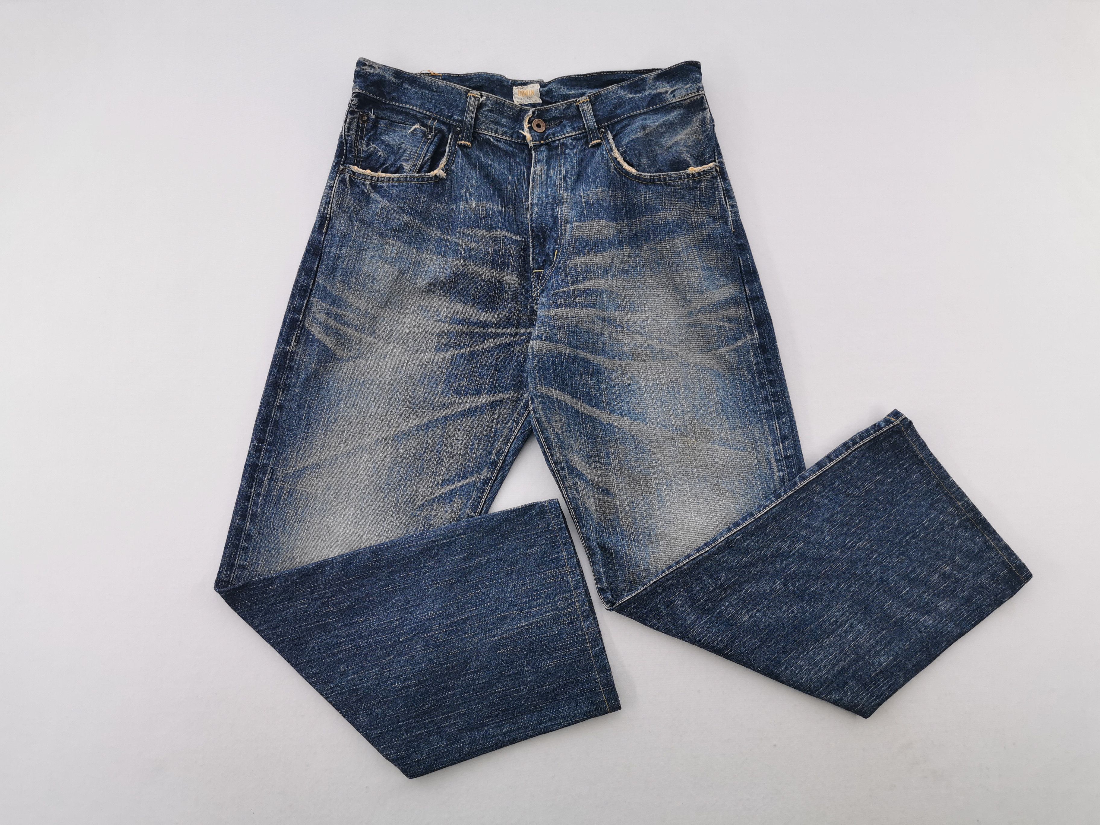 Edwin Distressed Vintage Edwin 505Z Selvedge Denim Made In Japan Size US 30 / EU 46 - 3 Thumbnail