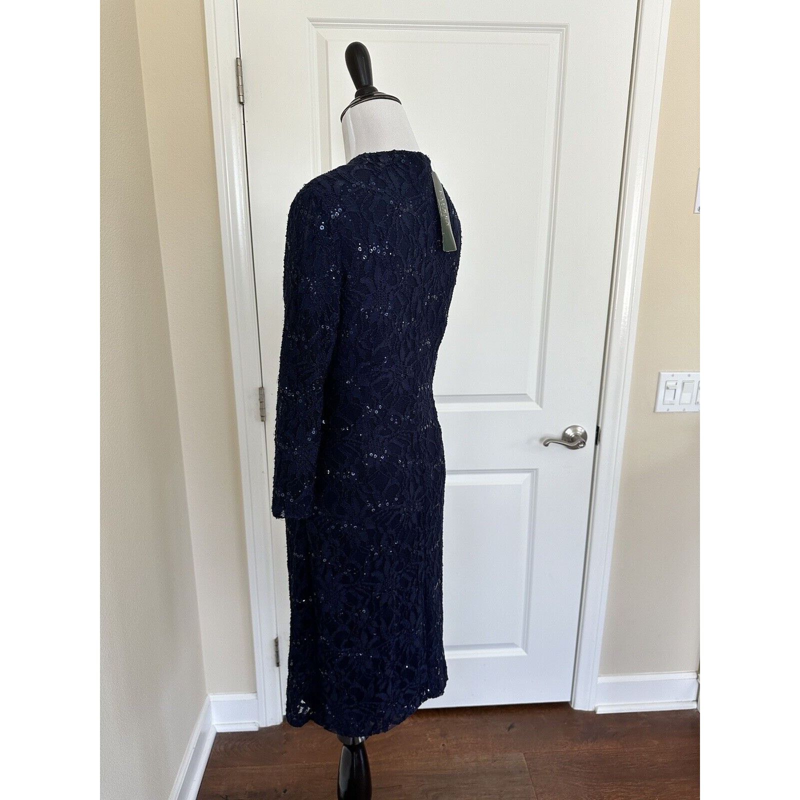 Ralph Lauren Ralph Lauren Blue Sequin Cocktail Dress Size 2 NWT Size XS / US 0-2 / IT 36-38 - 9 Thumbnail