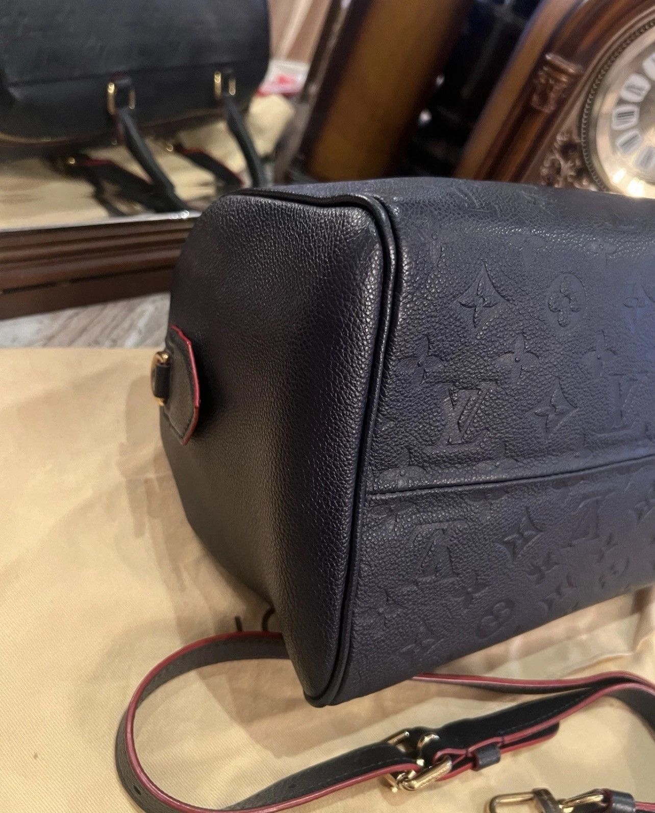 Louis Vuitton Louis Vuitton Speedy Bandouliere Empreinte Leather 30 Size ONE SIZE - 10 Thumbnail