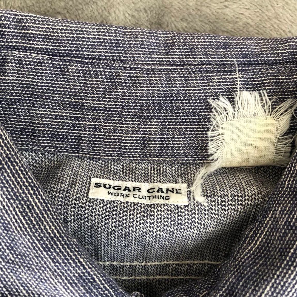 Sugar Cane Sugar Cane Chambray Pullover Work Shirt Denim Long Sleeve Mens Size: M Size US M / EU 48-50 / 2 - 6 Thumbnail