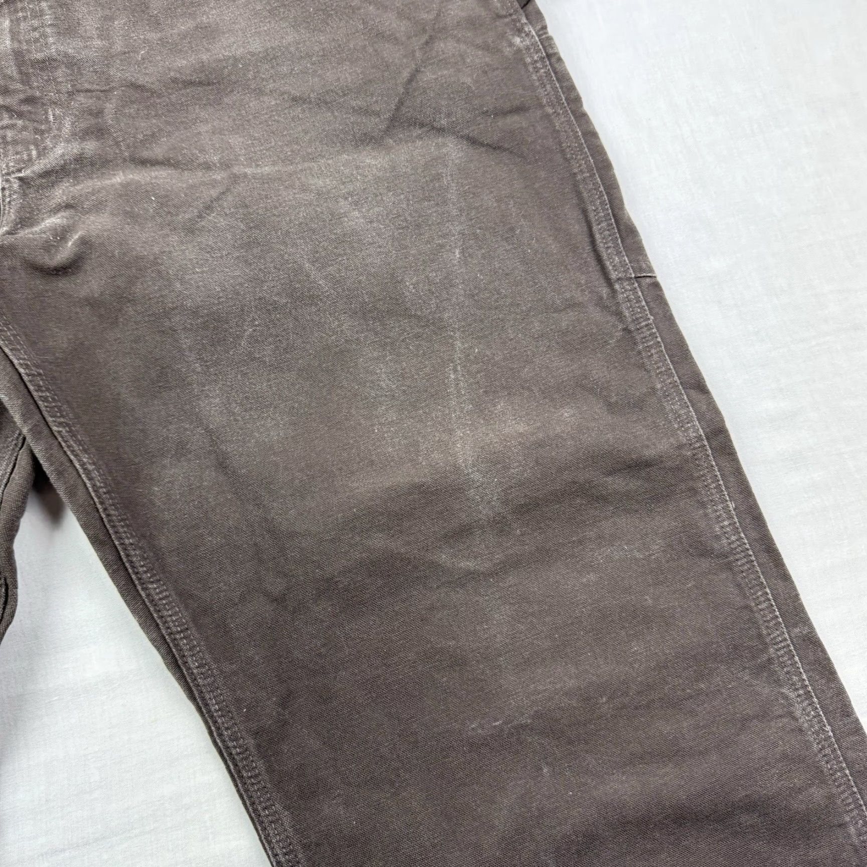 Carhartt VINTAGE Carhartt Carpenter Pants Men's Regular 40x32 Brown Casual Workwear 90s Grunge Size US 40 / EU 56 - 6 Thumbnail