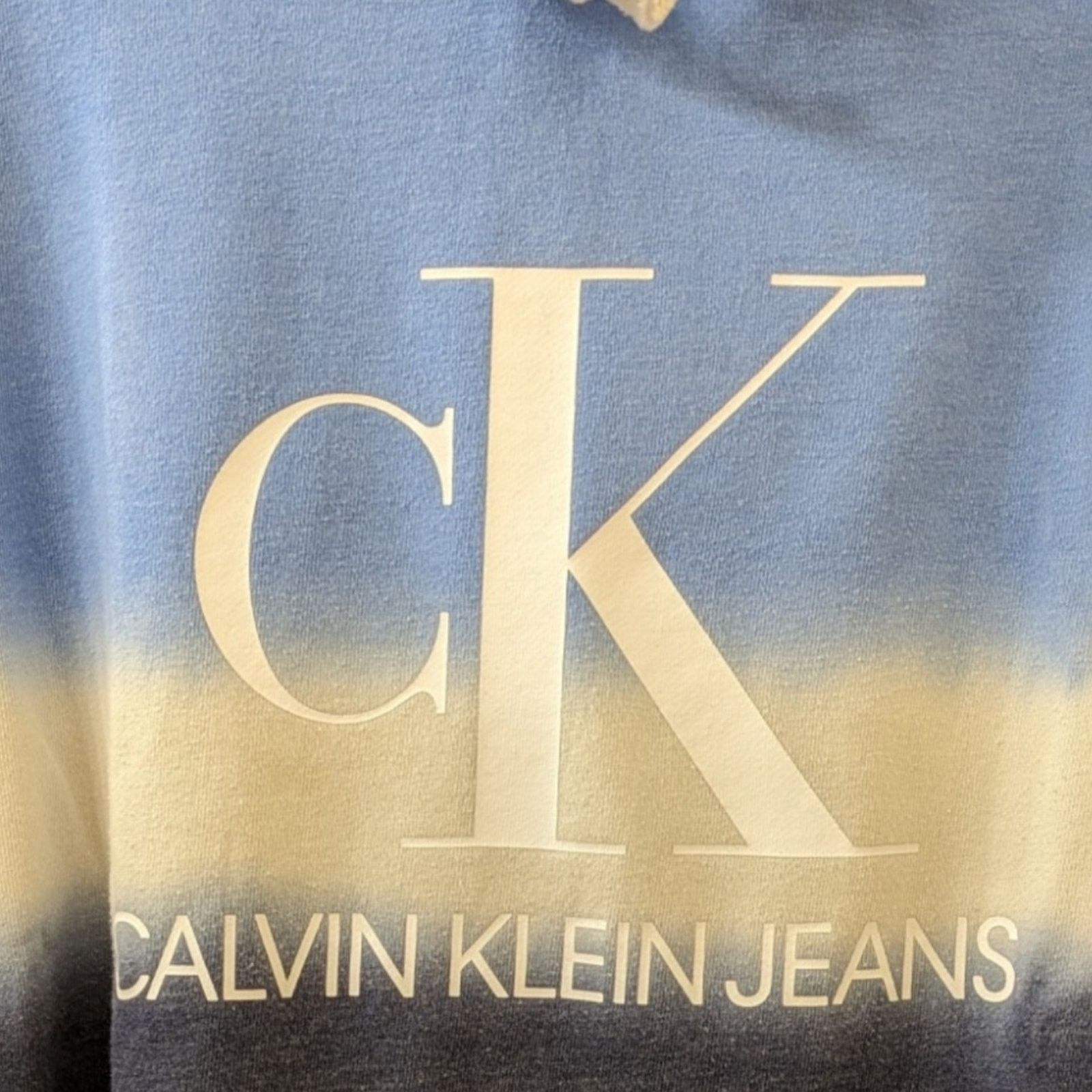 Calvin Klein Calvin Klein Jeans CK Tie Dye Cropped Boxy Hoodie Women XL Size XL / US 12-14 / IT 48-50 - 3 Thumbnail