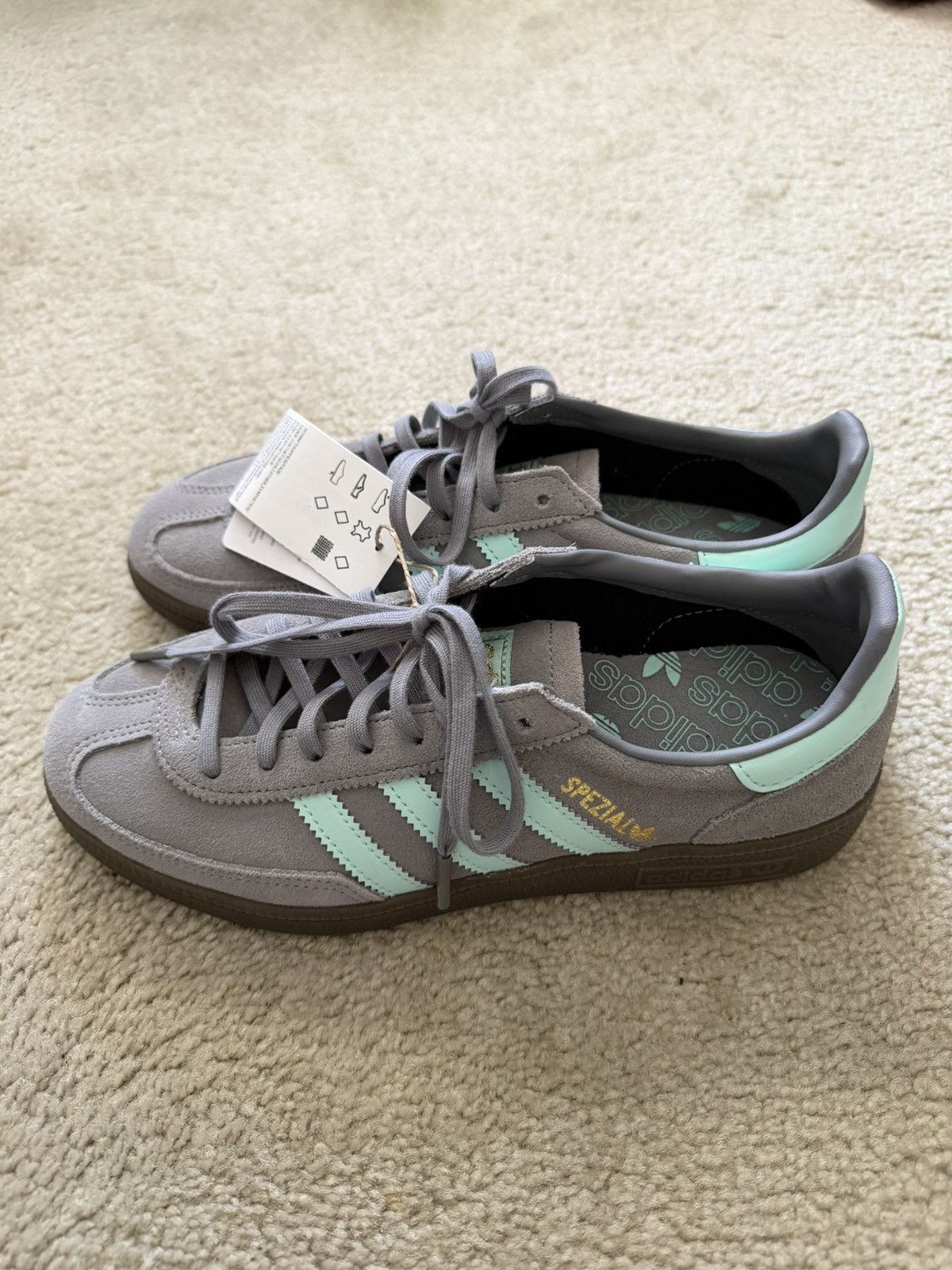 Adidas Adidas Spezial Men's Size 6 Grey Clean Mint Gum Suede No Box Size US 6 / EU 39 - 6 Thumbnail