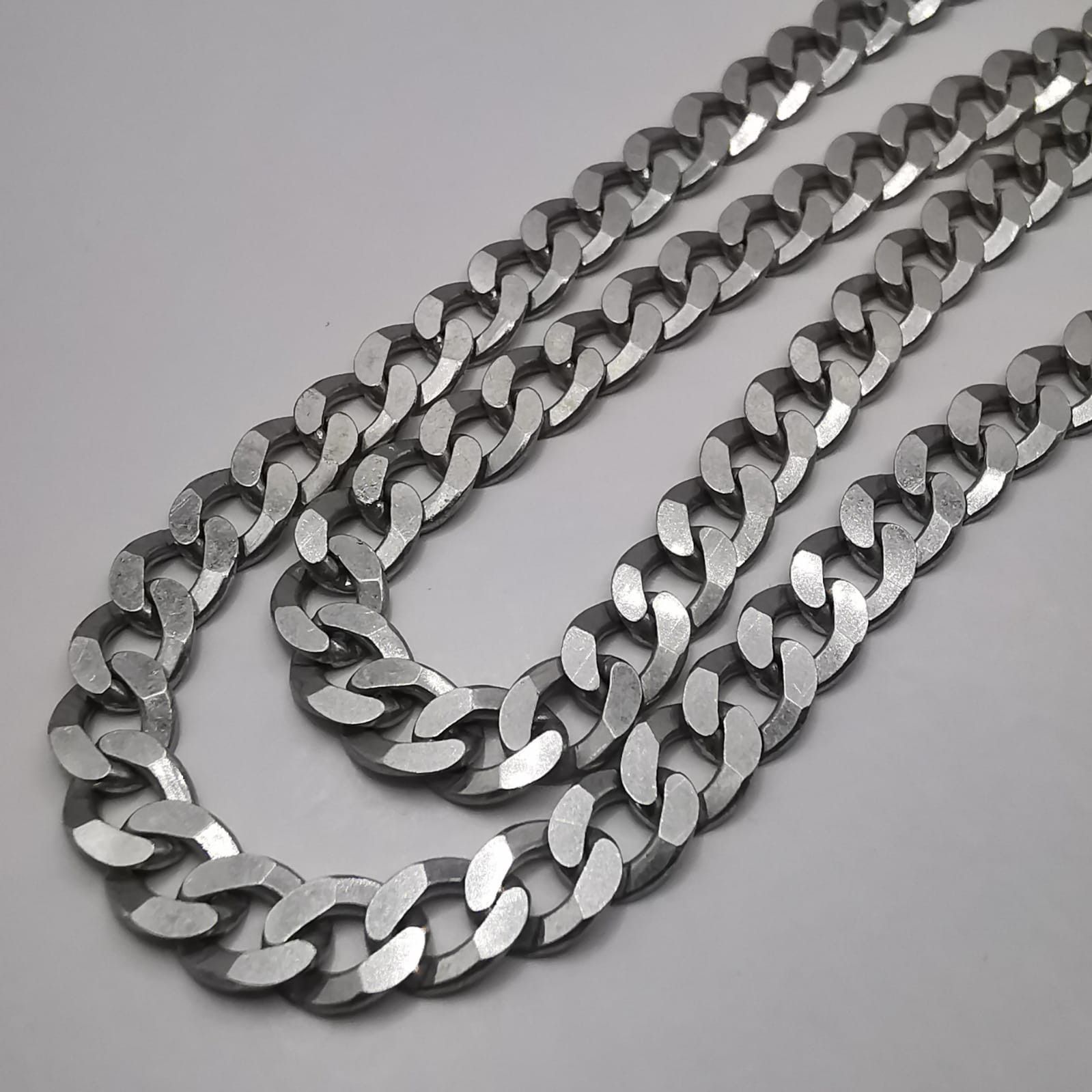 Sterling Silver Vintage Jewelry Chain, 925 Sterling Silver, Signed , 18,24g Size ONE SIZE - 5 Thumbnail
