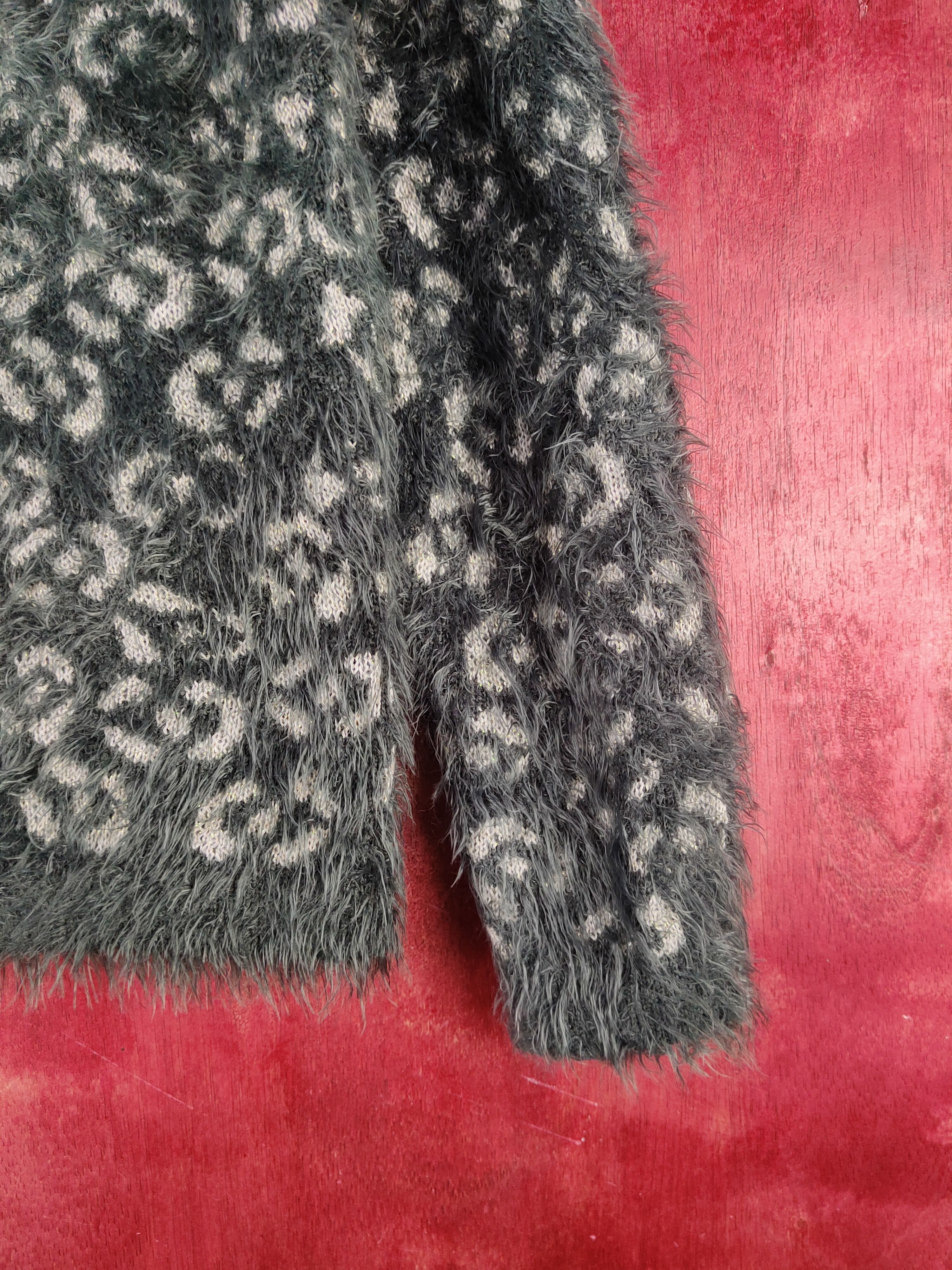 Japanese Brand × Vintage Walvote Olive Fur Mohair Knitwear Cardigan #S2085 Size M / US 6-8 / IT 42-44 - 6 Thumbnail
