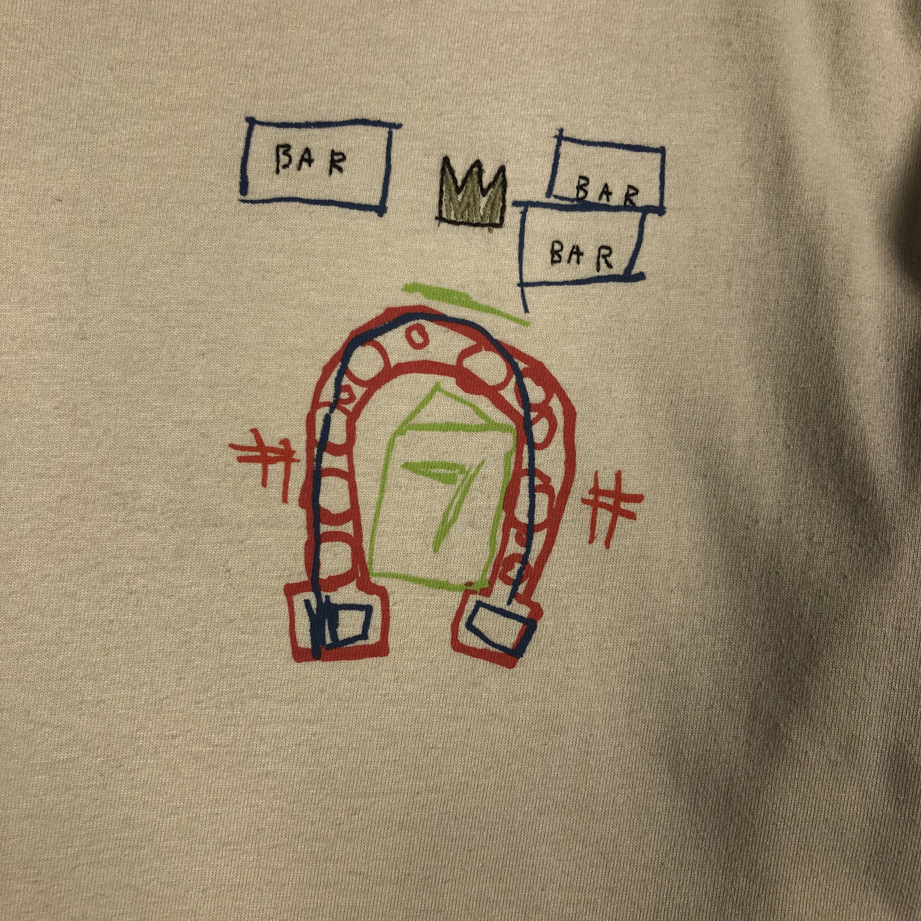 Japanese Brand Jean Michael Basquiat x Uniqlo Art T-Shirt Streerwear Tee Size US M / EU 48-50 / 2 - 4 Thumbnail