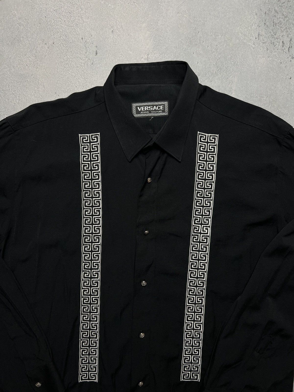 Versace Jeans Couture Vintage Versace Bondage Long Sleeve Rare Archive Shirt Lux Size US XL / EU 56 / 4 - 5 Thumbnail