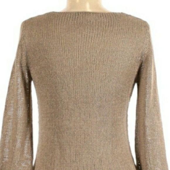 Vintage Vtg 90's Vertigo Paris Tunic Sweater Sz M Gold Sequin Beaded Size M / US 6-8 / IT 42-44 - 7 Thumbnail