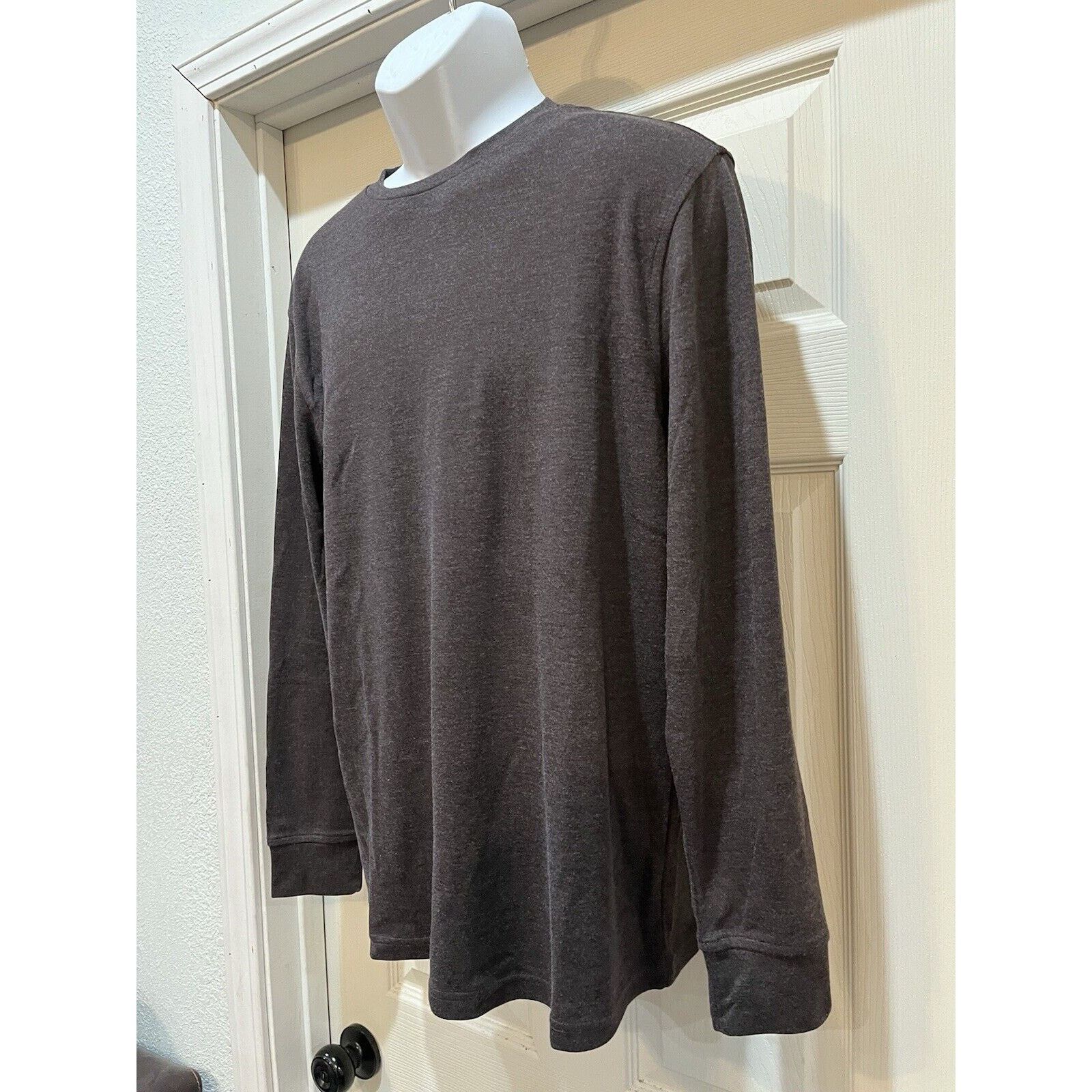 Saddlebred Saddlebred Carbon T Shirt Mens M Grey Crew Tee Long Sleeve Size US M / EU 48-50 / 2 - 3 Thumbnail