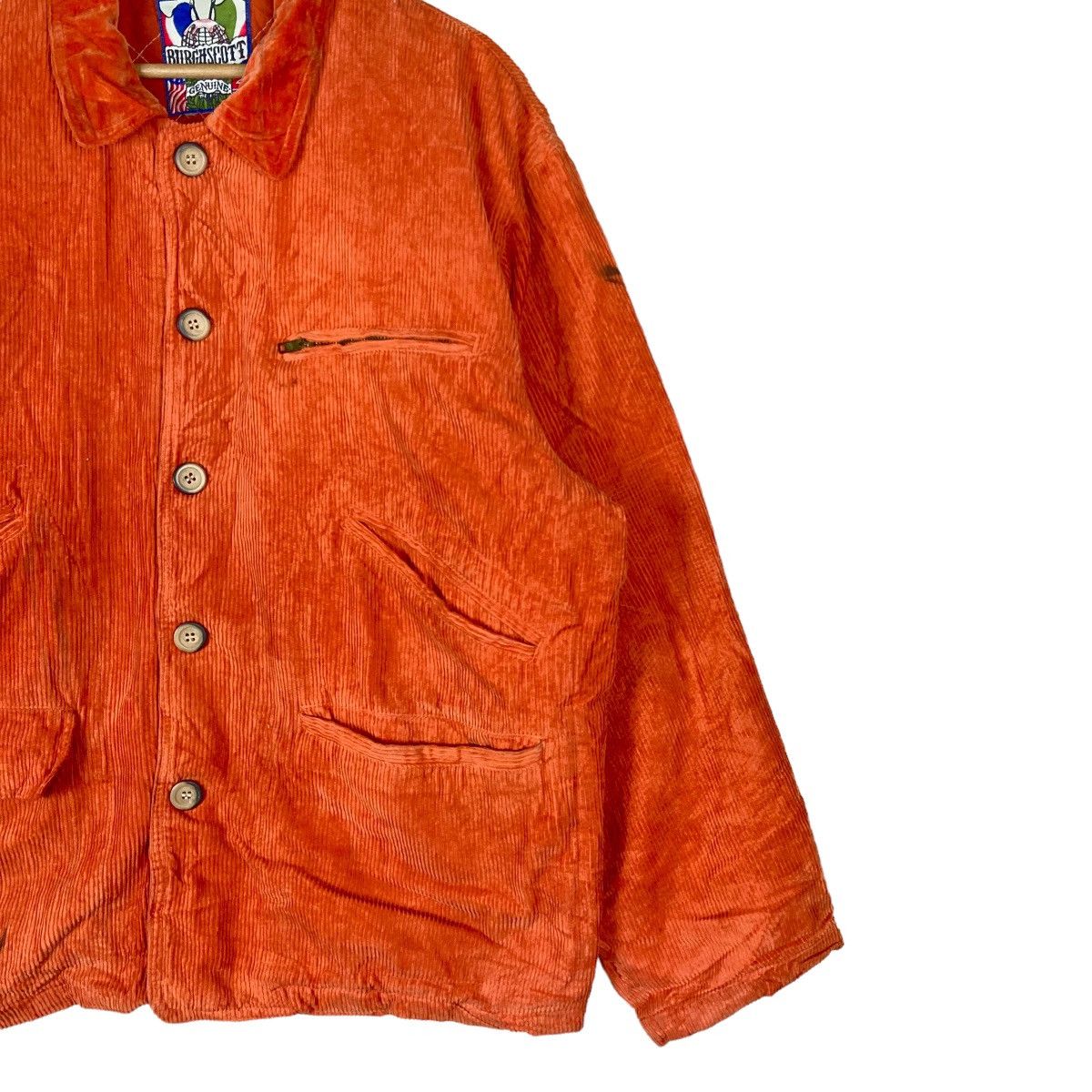 Other Vintage Union Made Burgh Scott Genuine Flat Button Corduroy Size US XL / EU 56 / 4 - 3 Thumbnail