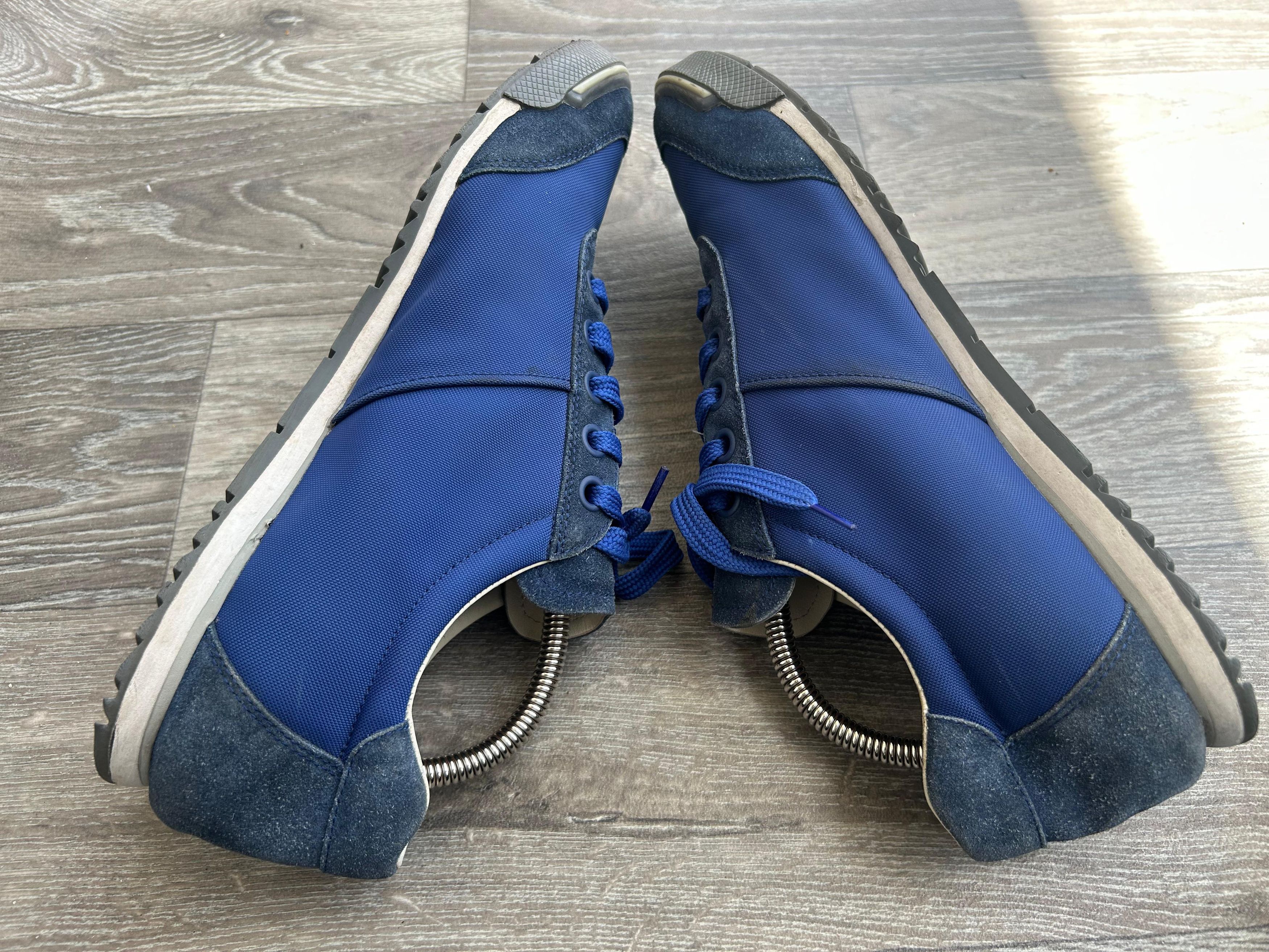 Prada Prada Linea Rossa Low Top Sneakers In Blue Suede Sz 42 Size US 9 / EU 42 - 7 Thumbnail
