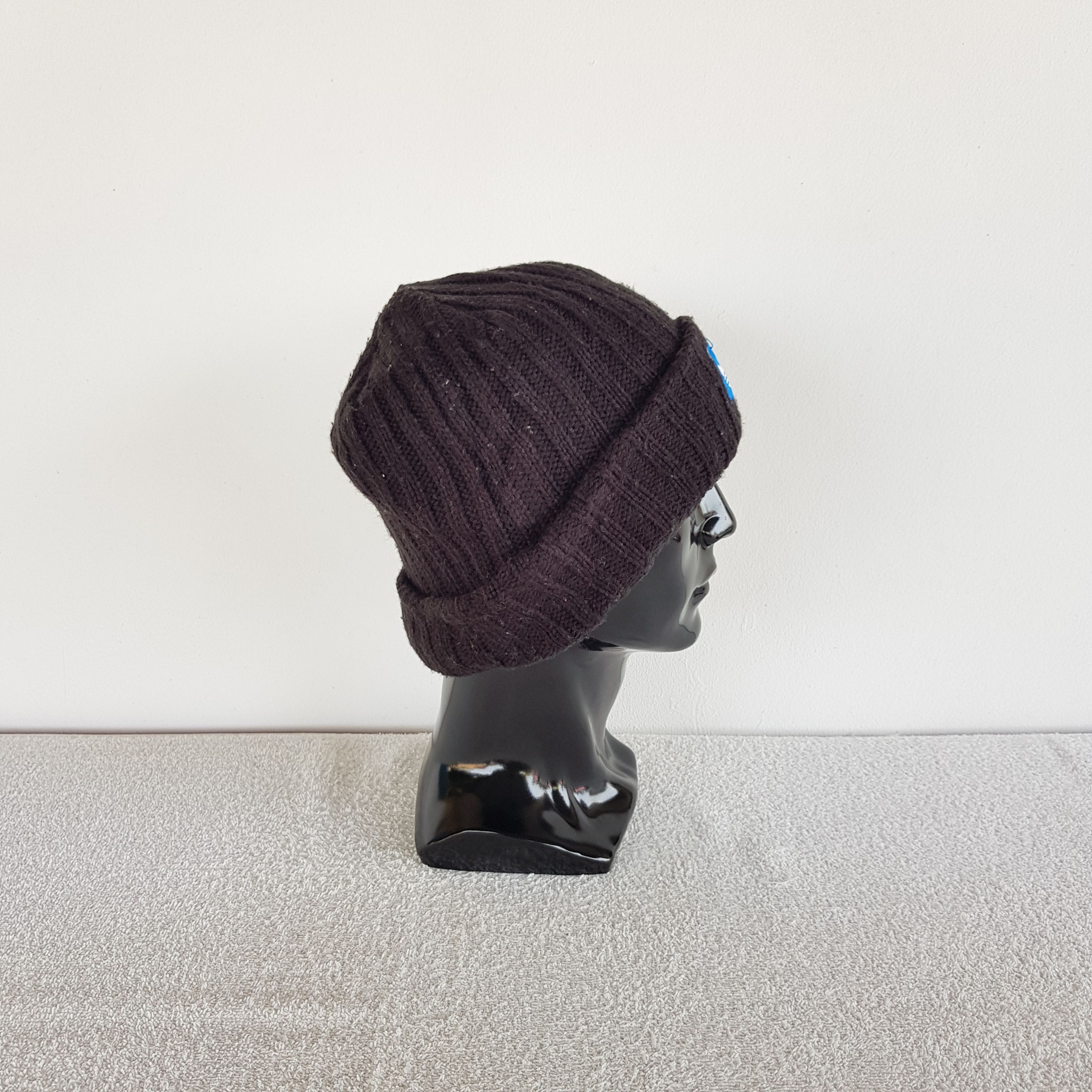 Adidas Vintage Adidas Beanie Y2K Sportswear Snow Caps Hats Size ONE SIZE - 3 Thumbnail