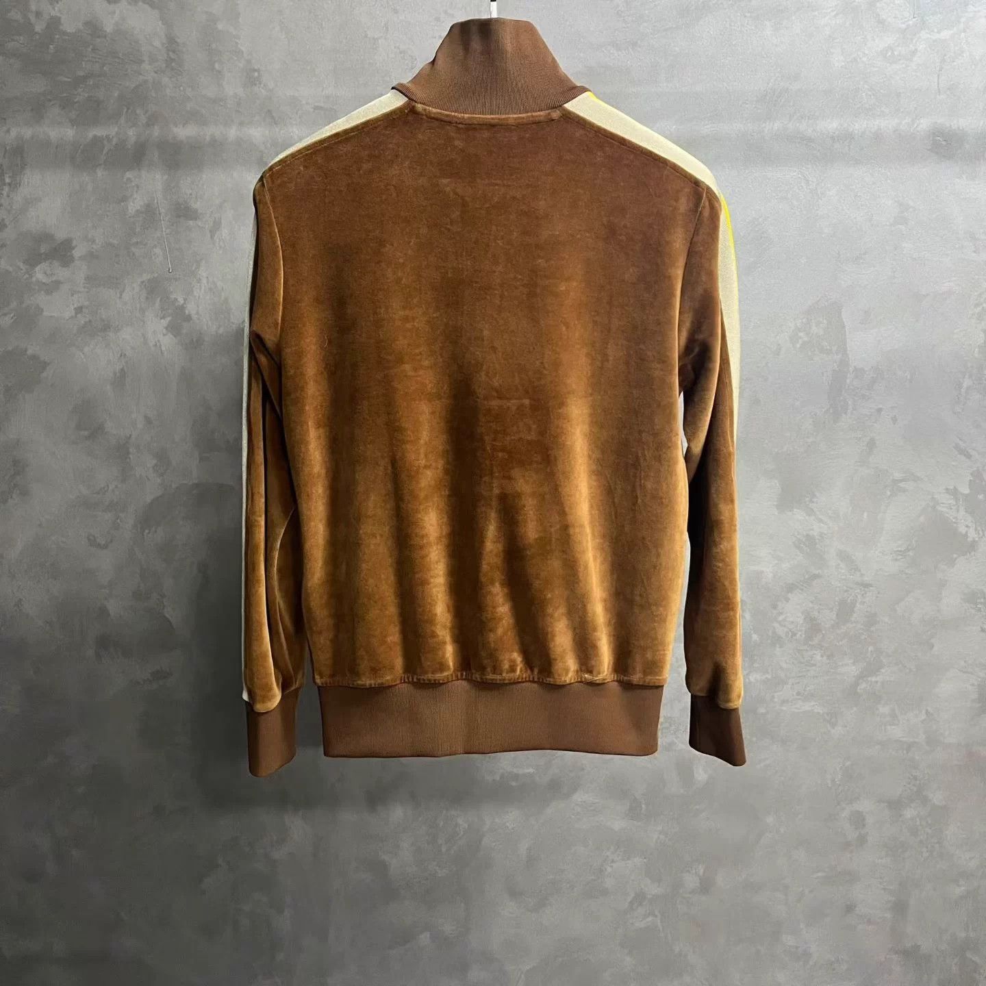 Palm Angels Palm Angels Brown Logo Zipper Track Jacket S Size S / US 4 / IT 40 - 2 Thumbnail