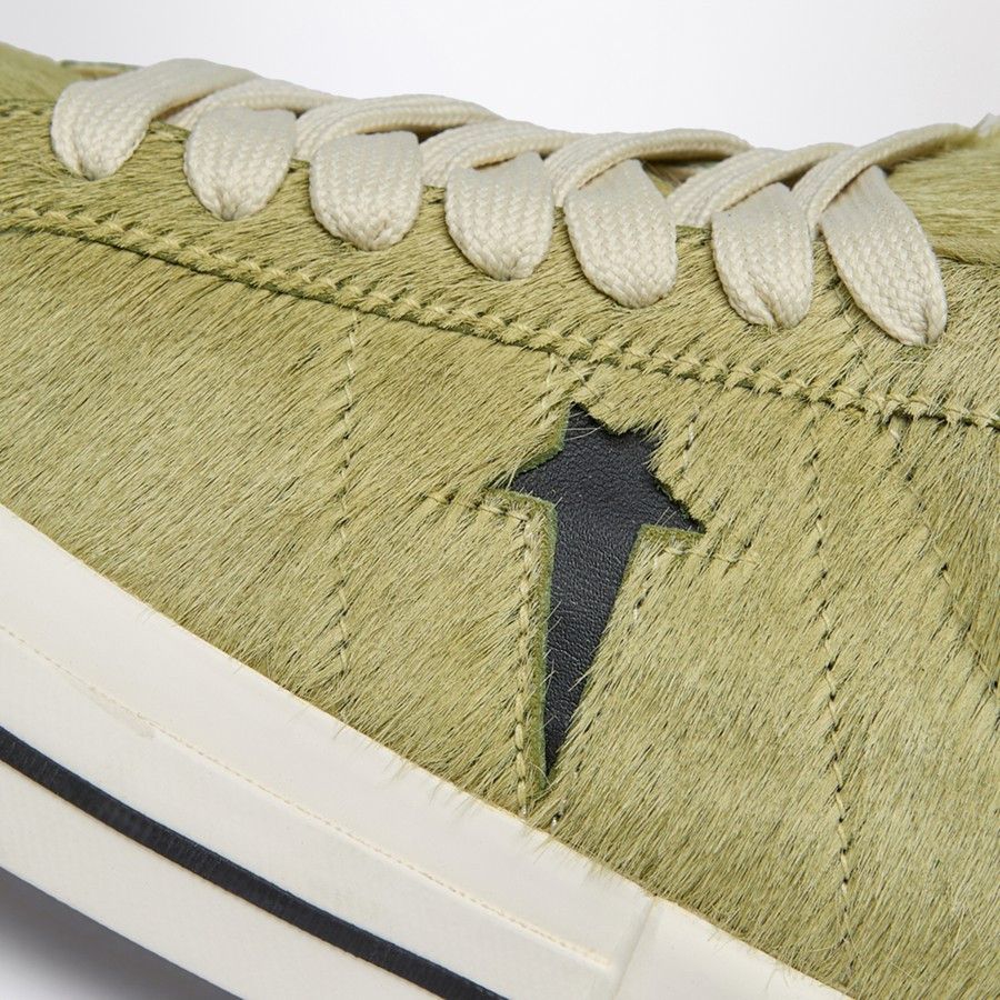 Rick Owens Drkshdw o1d2blof0226 Low-Top Sneakers in Acid Green Size US 10 / EU 43 - 6 Thumbnail