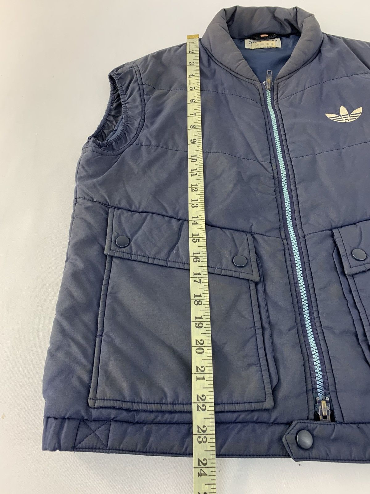 Adidas Vintage Adidas Descente Trifoil Vest Padded Jacket Size US M / EU 48-50 / 2 - 12 Thumbnail
