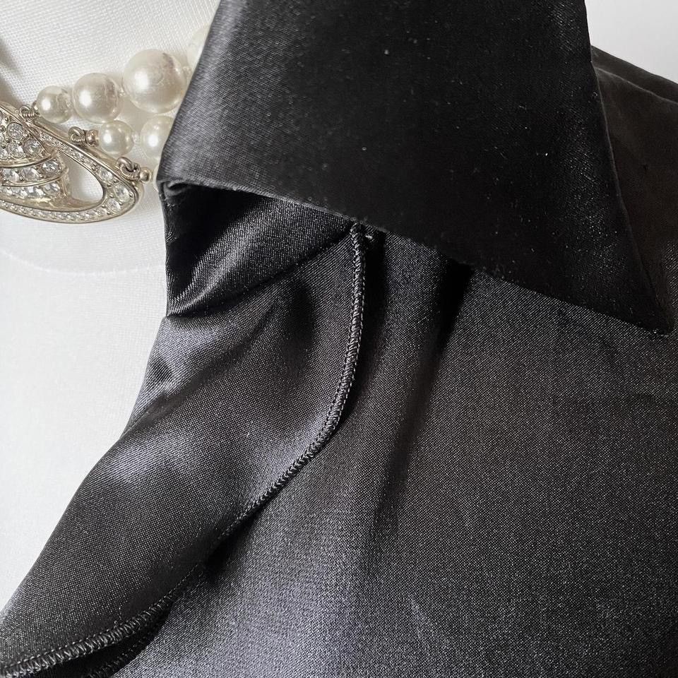 Vintage Vamp satin ruffled blouse in Japanese style Size S / US 4 / IT 40 - 4 Thumbnail
