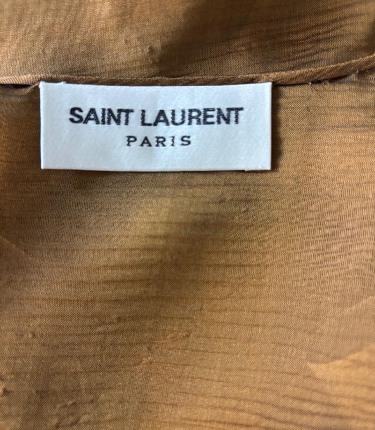 Saint Laurent Paris Tank Top in Silk Muslin Size US M / EU 48-50 / 2 - 5 Thumbnail