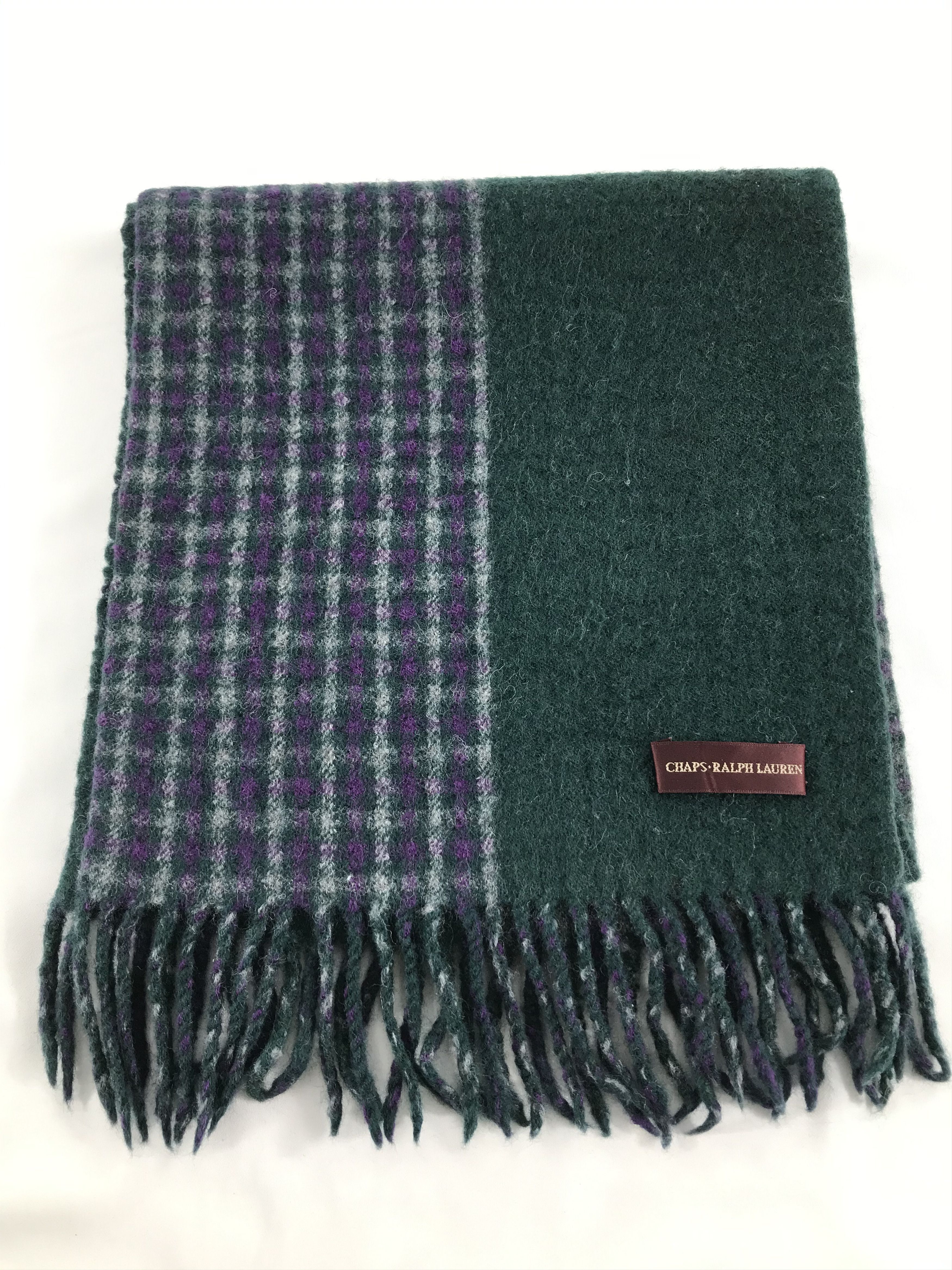 Chaps Ralph Lauren Chaps Ralph Lauren Wool Scarf Muffler Neckgear V274 Size ONE SIZE - 2 Thumbnail