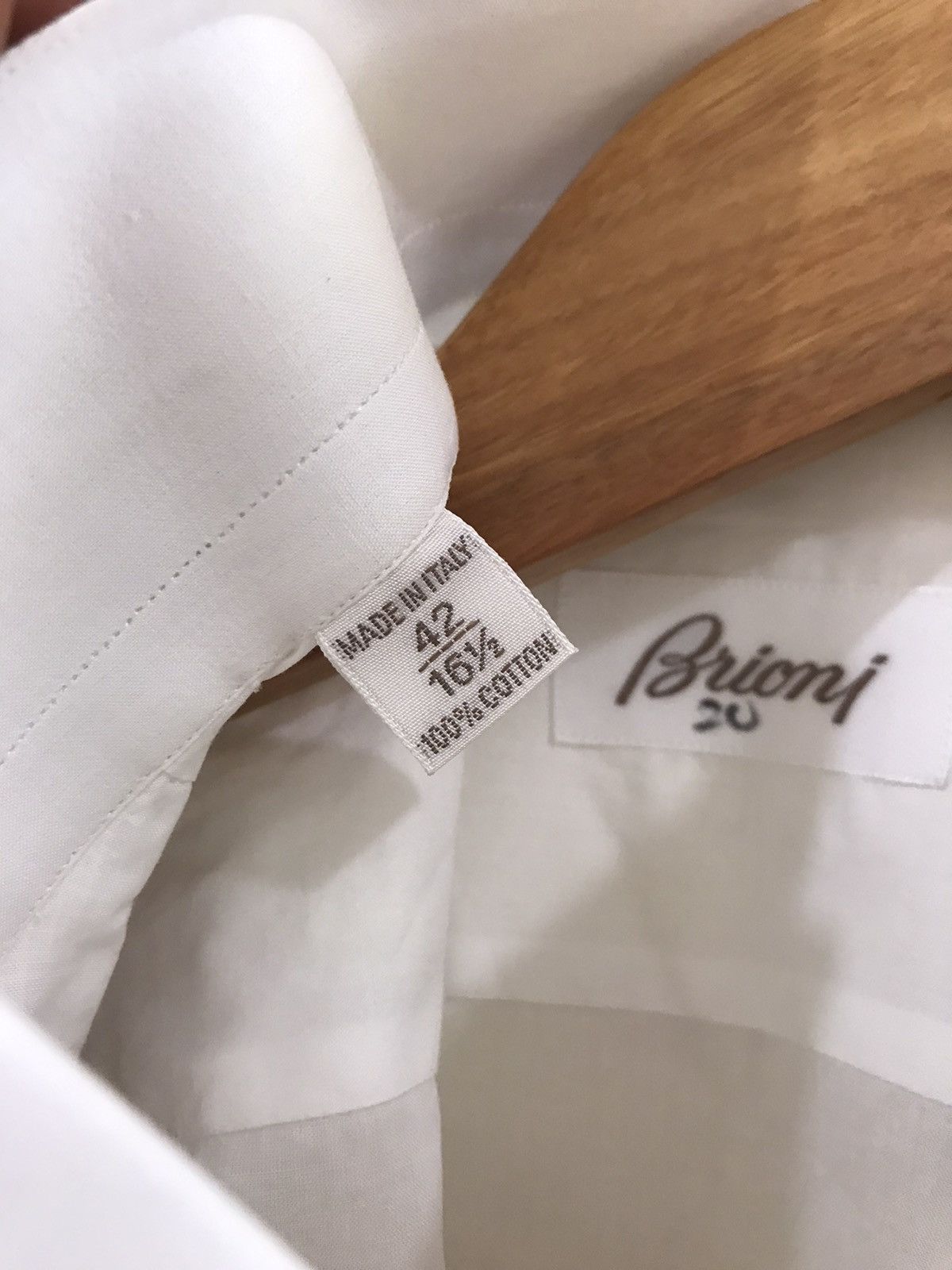 Brioni Brioni Tuxedo Shirt Size US XL / EU 56 / 4 - 8 Thumbnail