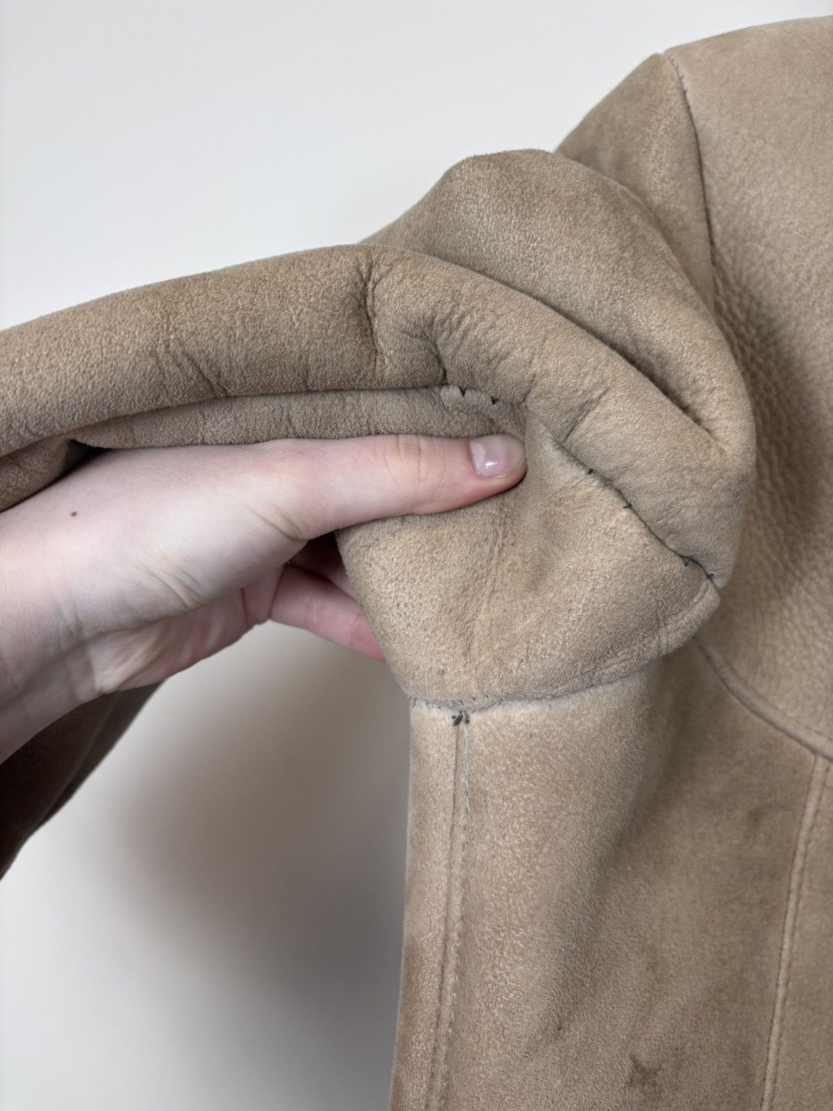 Sawyer of Napa Vintage Sawyer Of Napa Women’s Fur Shearling Sheepskin Coat Size L / US 10 / IT 46 - 22 Thumbnail