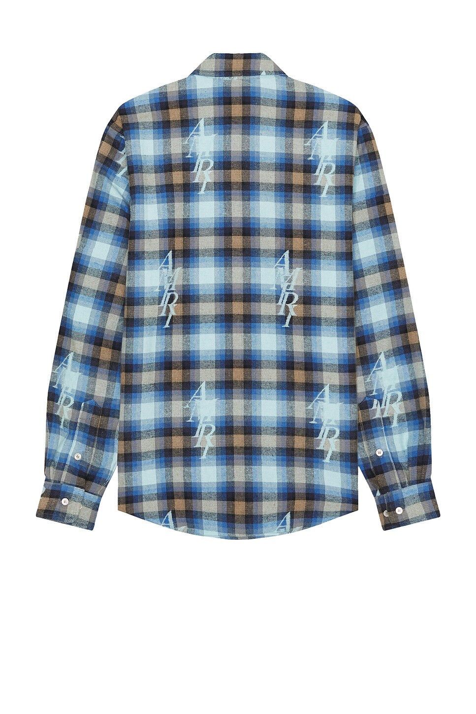 Amiri o1y0525 Logo Checked Shirt in Multicolor Size US L / EU 52-54 / 3 - 2 Thumbnail