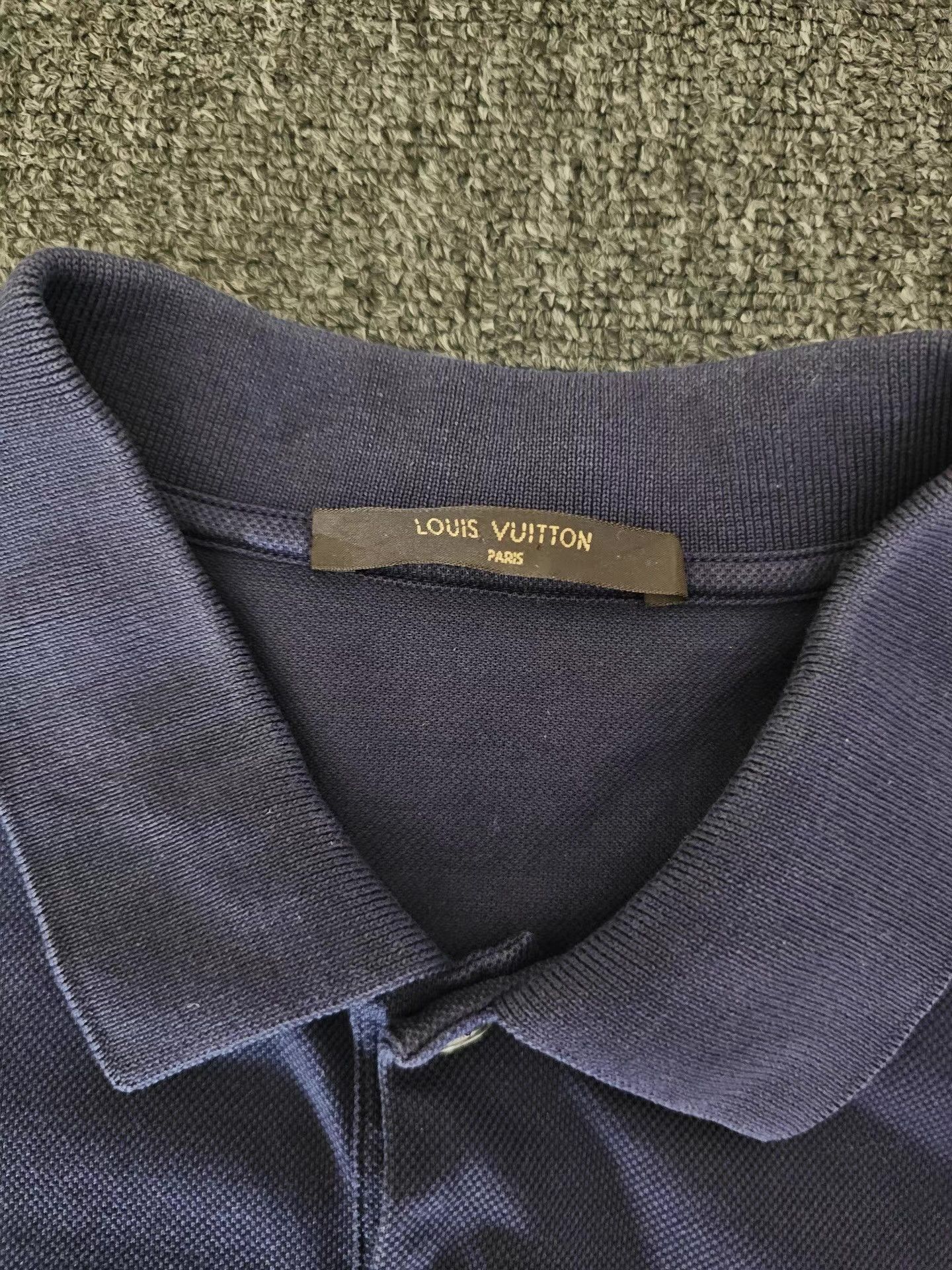 Louis Vuitton Louis Vuitton Short Sleeve Polo Shirt, Size US XL / EU 56 / 4 - 4 Thumbnail