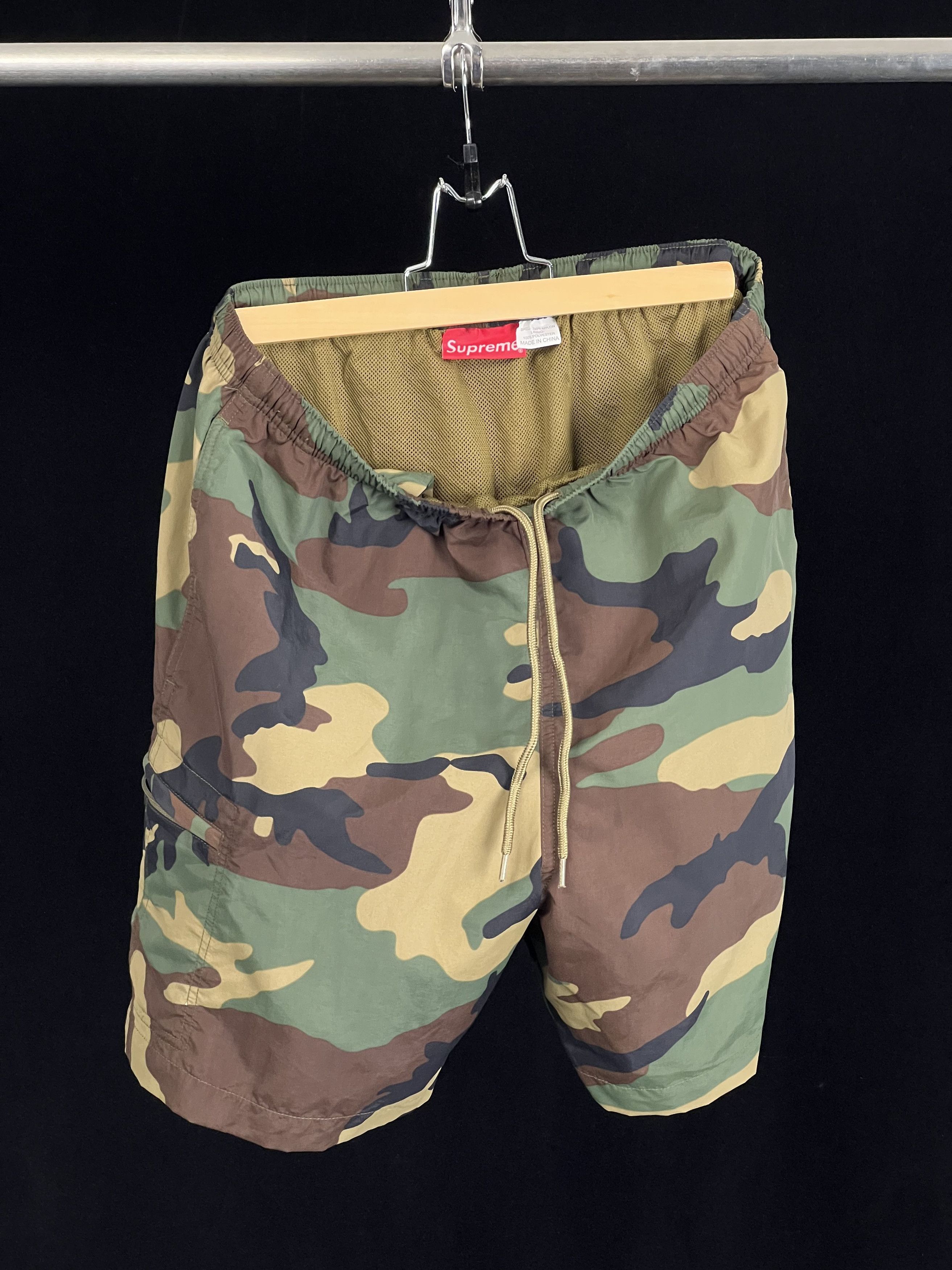 Brand New Nylon Trail Short Woodland Camo SS19