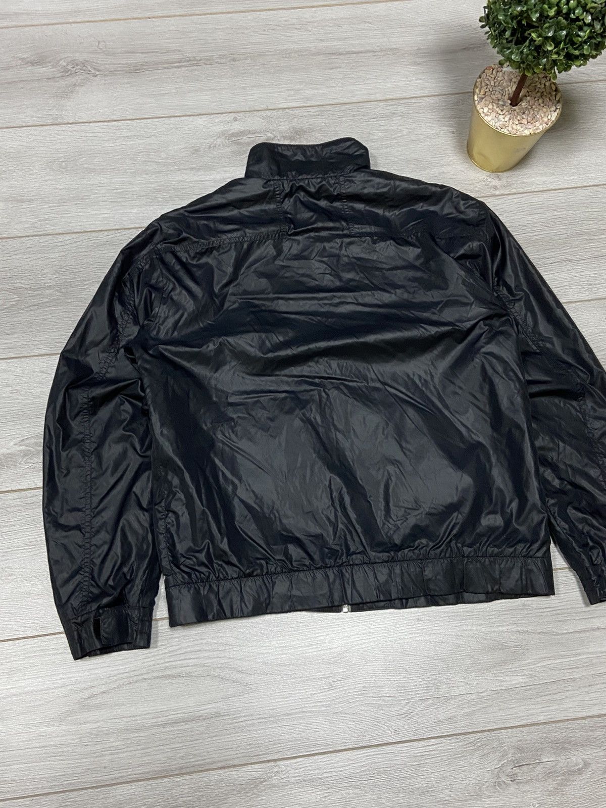 Vintage Nike vintage wet look jacket zip Size US L / EU 52-54 / 3 - 7 Thumbnail