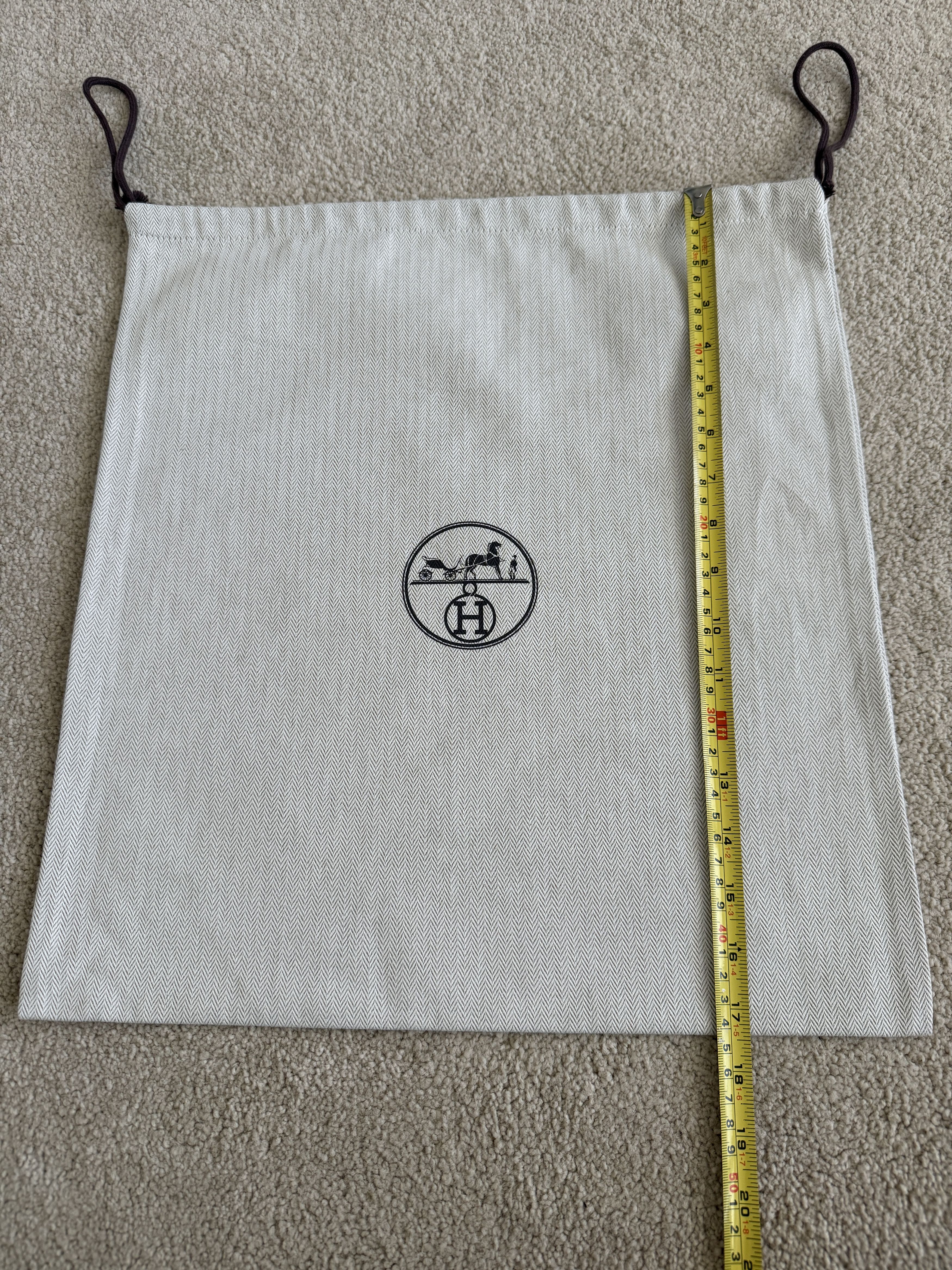 Hermes Authentic Hermes Herringbone Tweed Drawstring Dustbag Size ONE SIZE - 3 Thumbnail