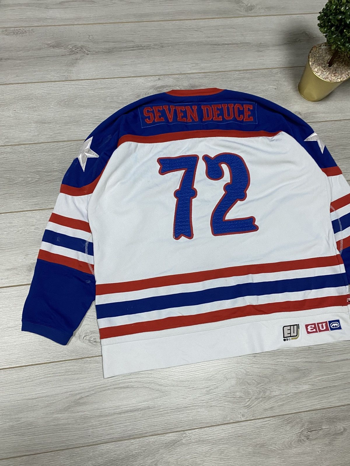 Ecko Unltd. Vintage Ecko Unltd. Seven Deuce Frozen Four Sponsered Jersey Size US L / EU 52-54 / 3 - 13 Thumbnail