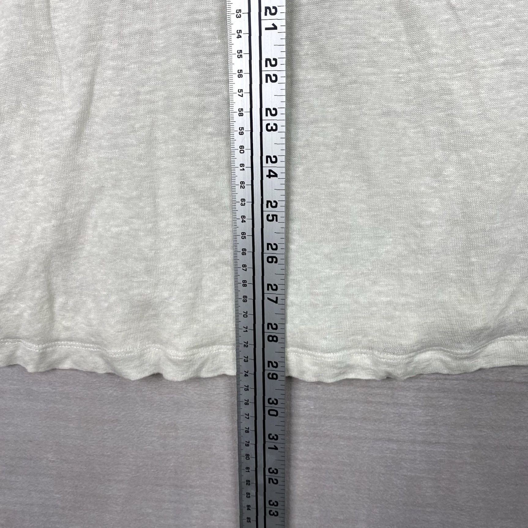 Soft Surroundings Soft Surroundings Top Womens 1X Cream Linen Scoop Neck Short Sleeve Pullover Casual Beach Bohemian All Seasons Mens Womens Girls Size XL / US 12-14 / IT 48-50 - 4 Thumbnail