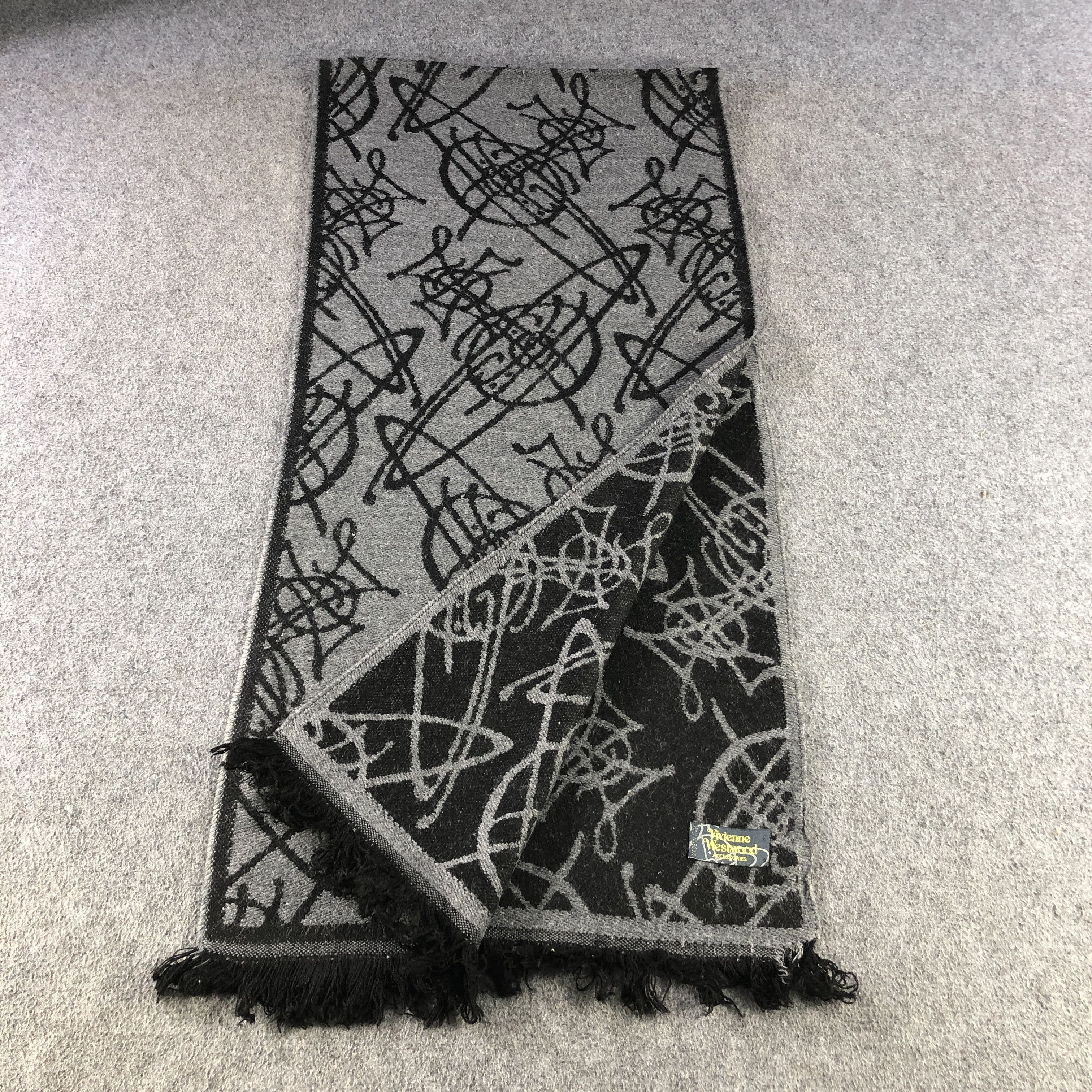 Vivienne Westwood Orbs Wool Scarf Muffler V2907