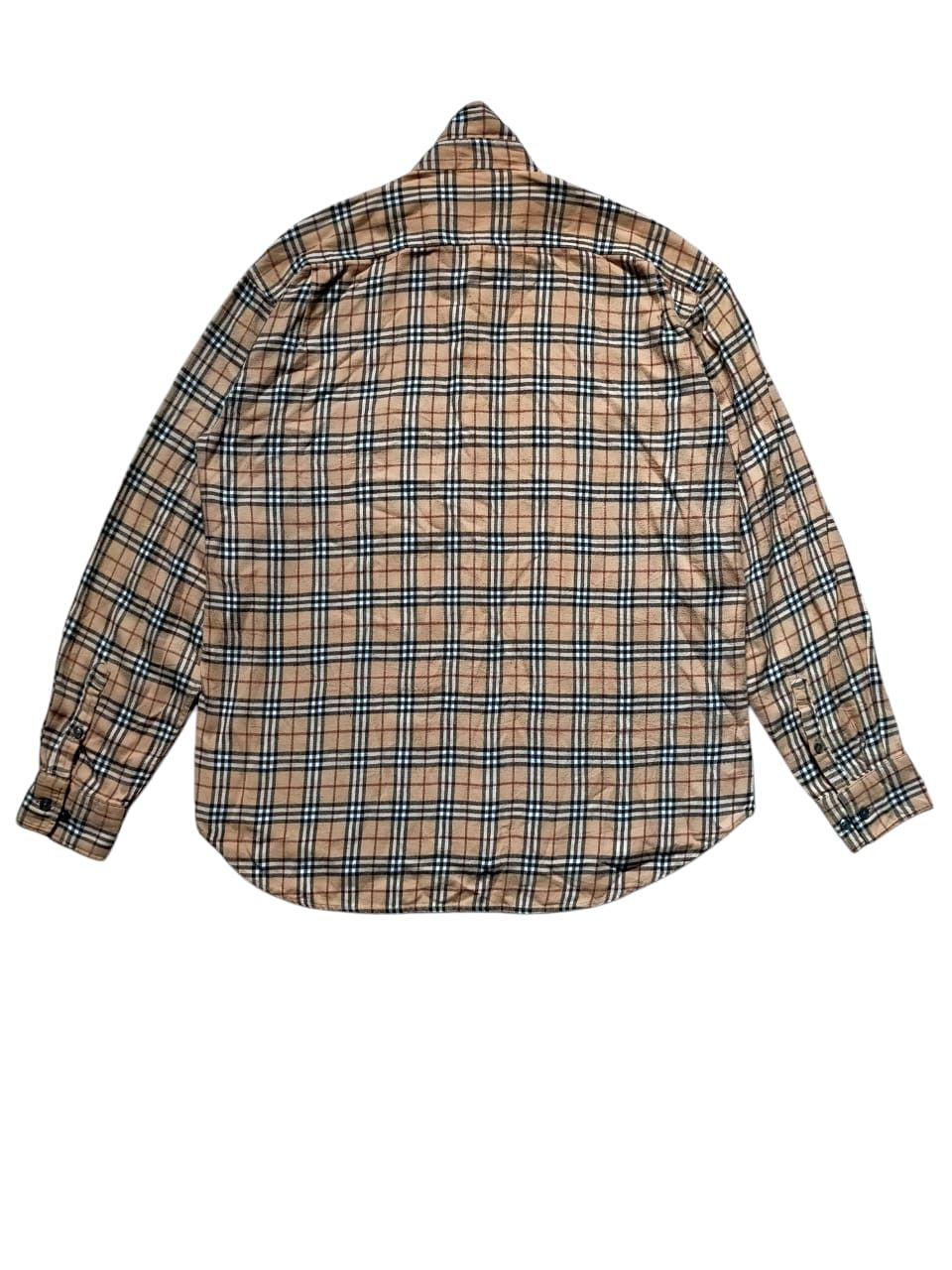 Burberry × Vintage Vintage Burberry Nova Check Shirt Button Ups Size US XL / EU 56 / 4 - 8 Thumbnail