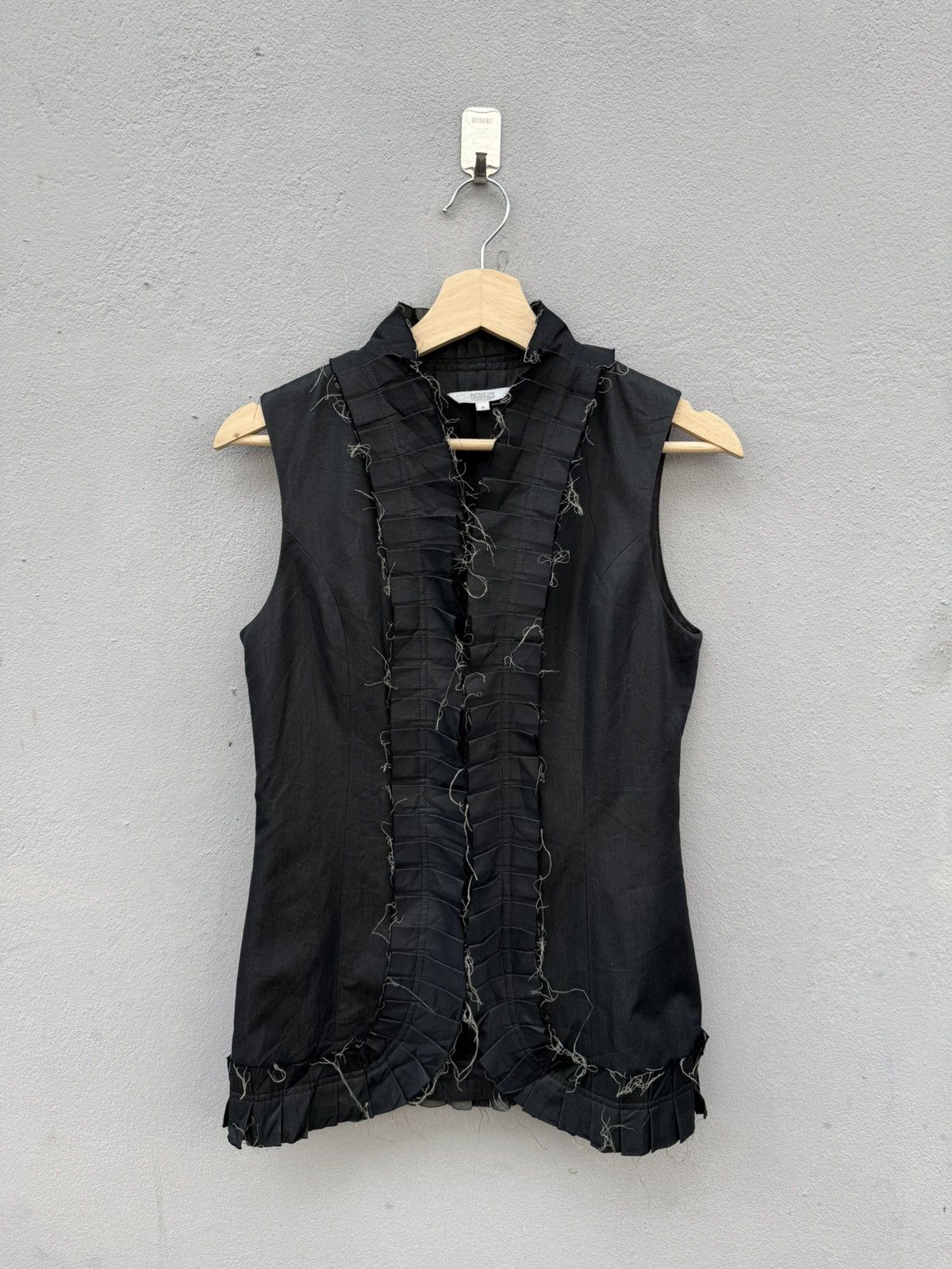 Japanese Brand Vintage RARE Patrick Cox Wannabe Distess Look Ribbon Shirt Size M / US 6-8 / IT 42-44 - 2 Thumbnail