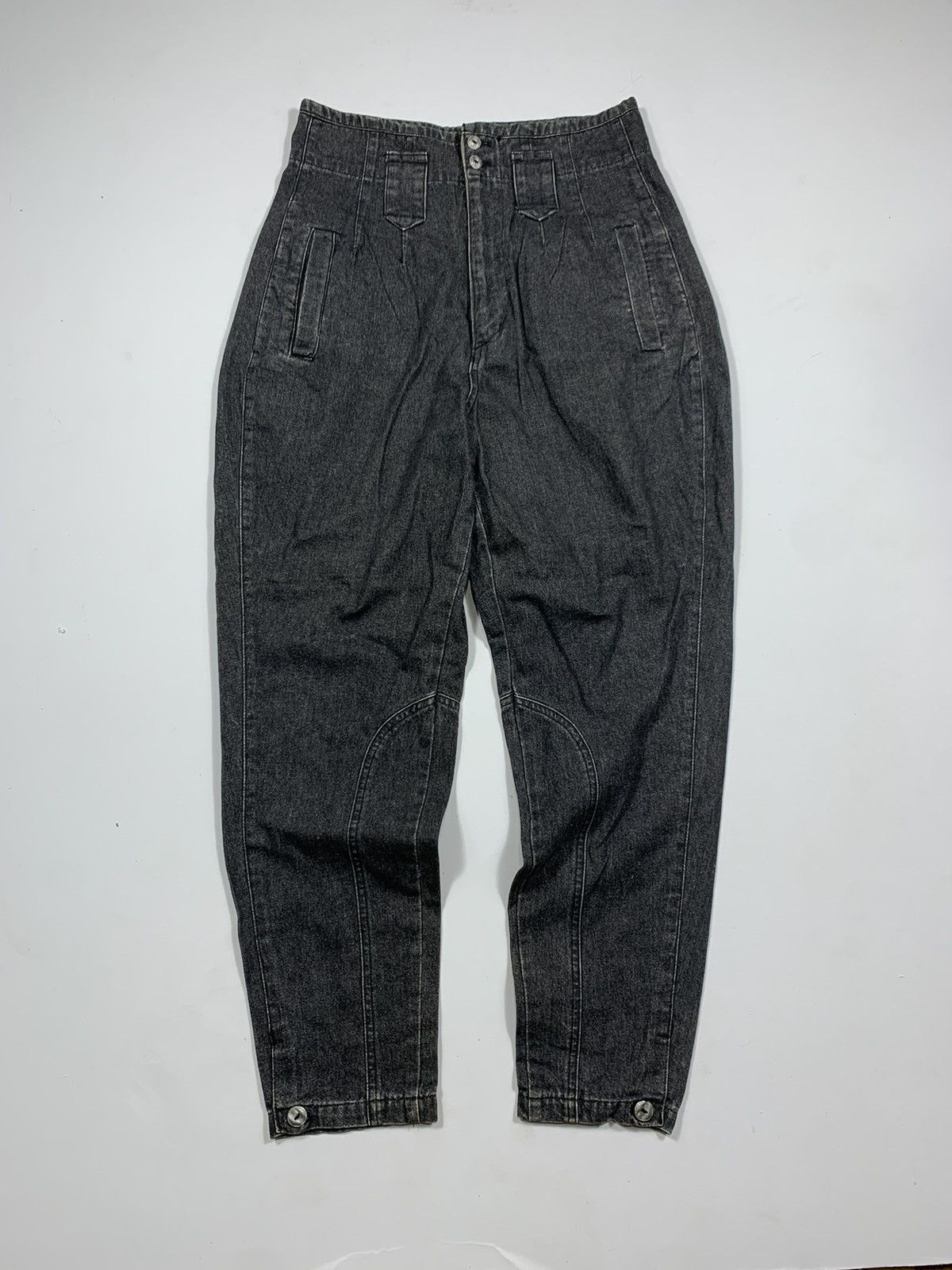 image of Vintage Issey Miyake Hai Sporting Gear Baggy Style Pants in Grey, Men's (Size 29)