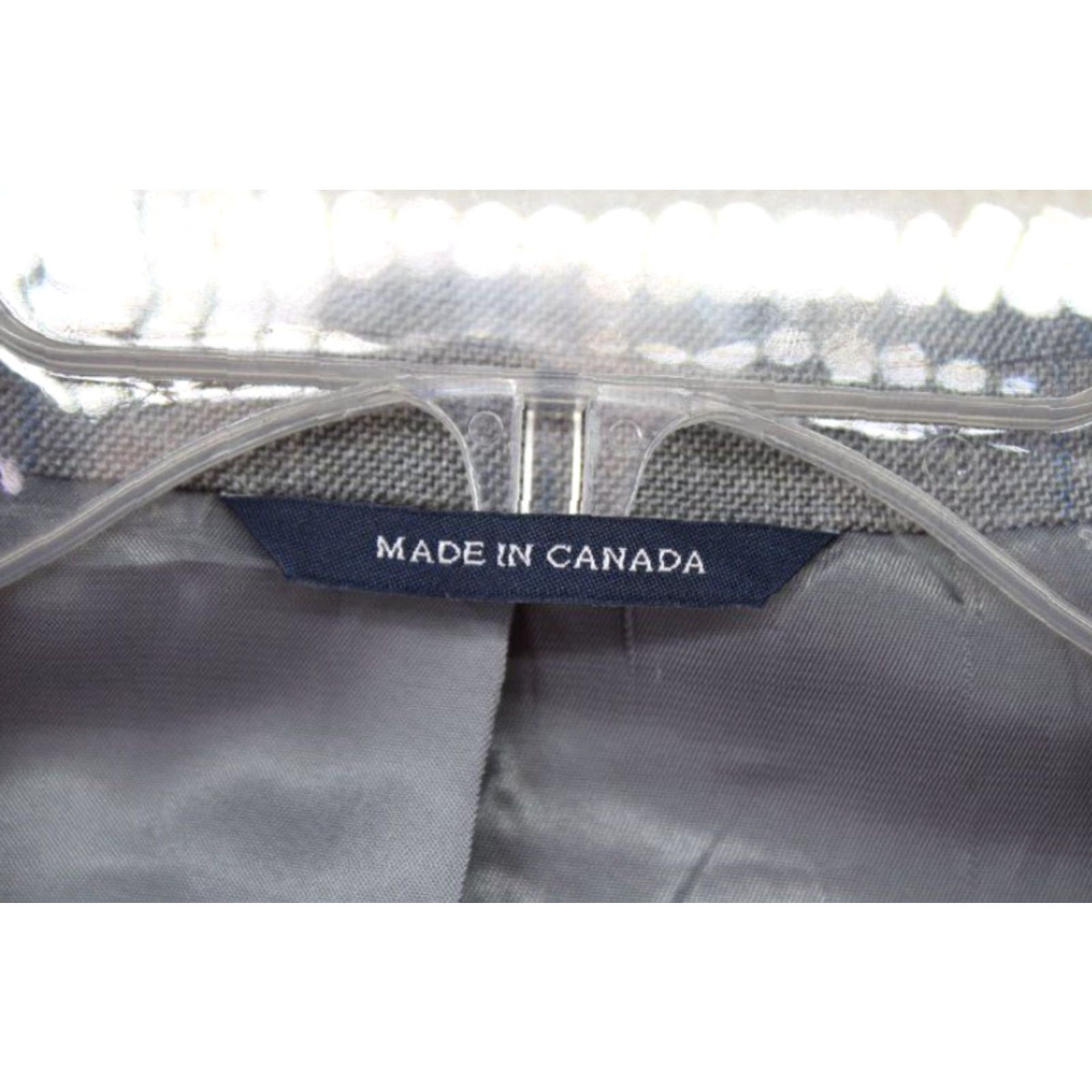 Ralph Lauren Ralph Lauren Blazer Men's 46R Gray W/ Blue Squares Silk Wool Blend Notch Lapel Plaid Size 46R - 7 Thumbnail