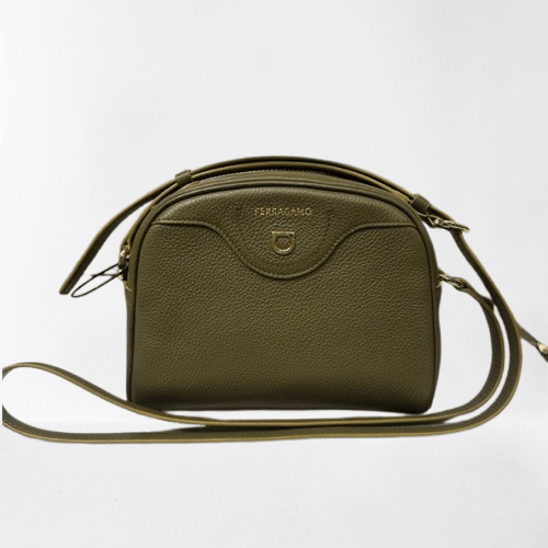 Salvatore Ferragamo o1s1rm0924 Size: OS / Shoulder Bag in Olive Green Size ONE SIZE - 2 Thumbnail