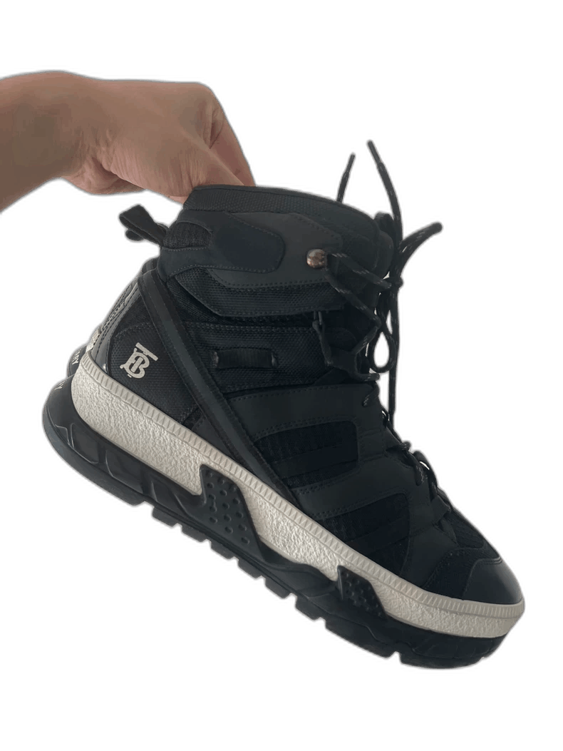 Burberry Burberry Black Waterproof High-Top Sneakers Size 43 Size US 10.5 / EU 43-44 - 1 Thumbnail